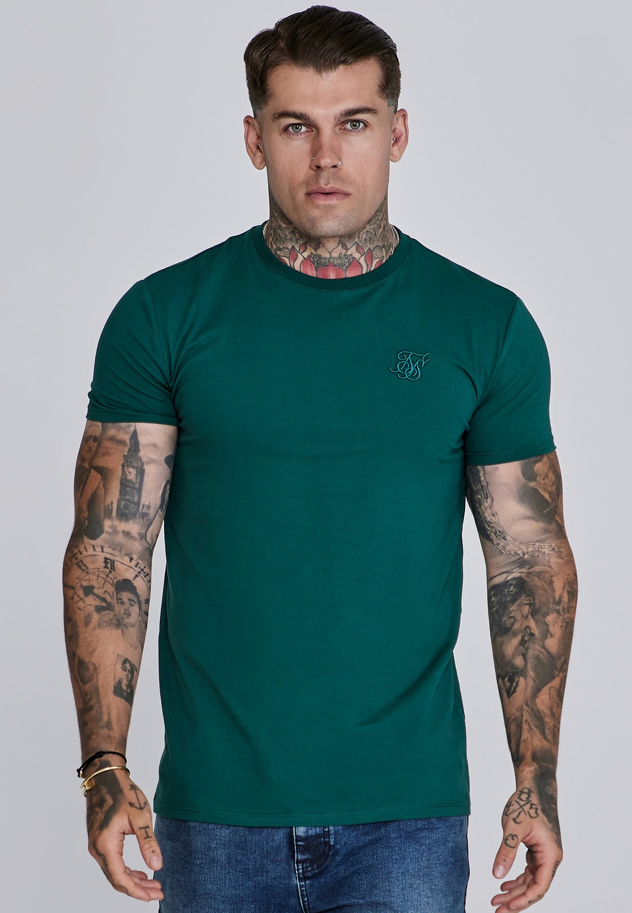 Green Muscle Fit T-Shirt