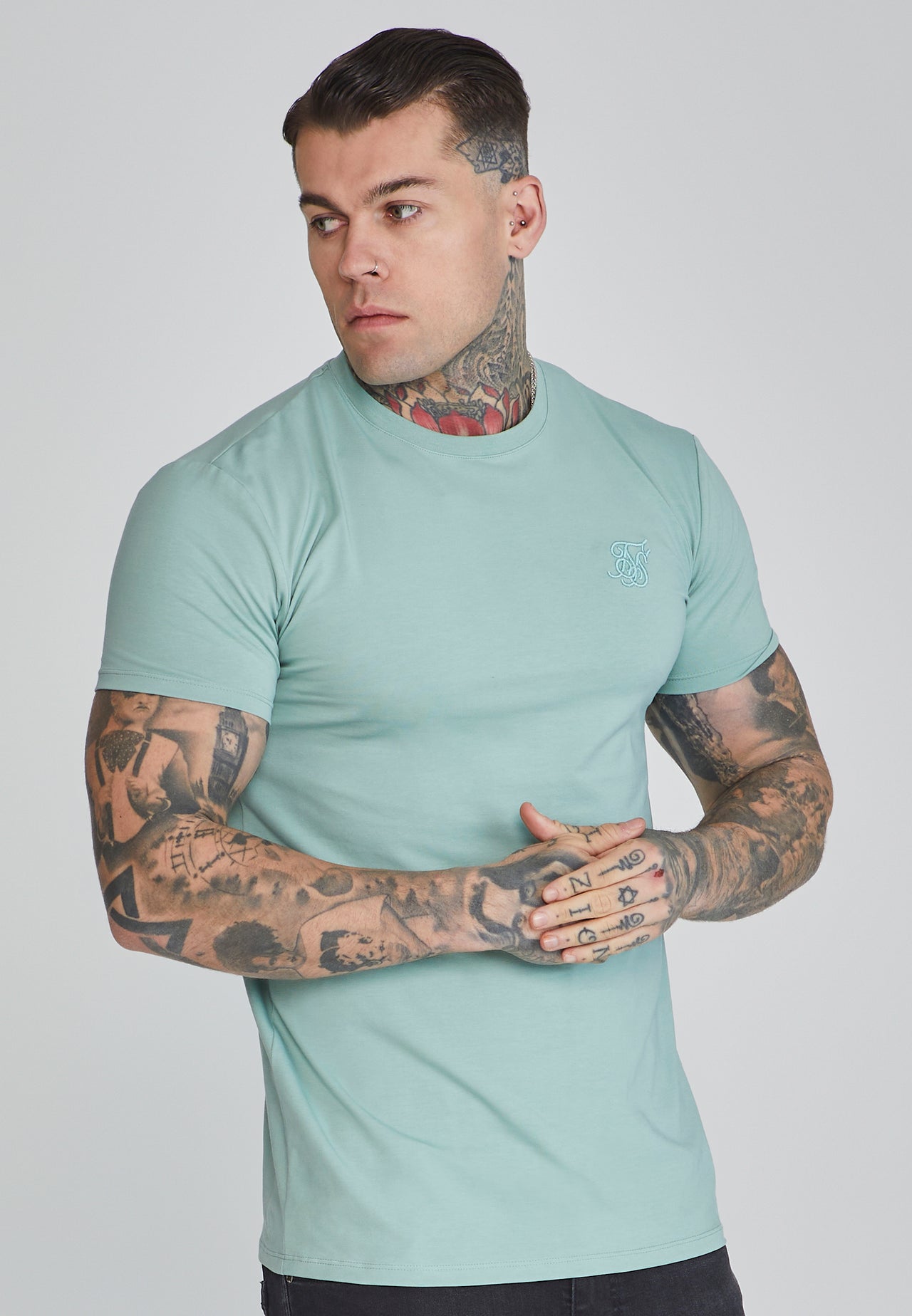 Green Muscle Fit T-Shirt