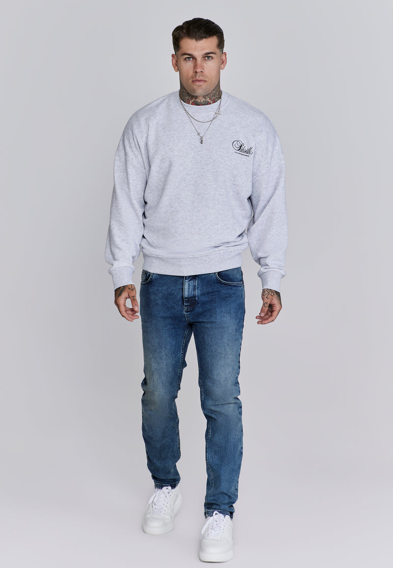 Snow Marl Graphic Sweater (1)