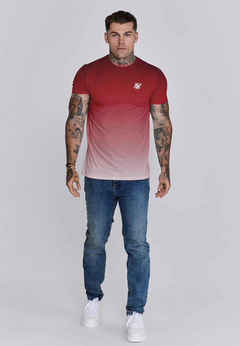Red White Fade T-Shirt (1)