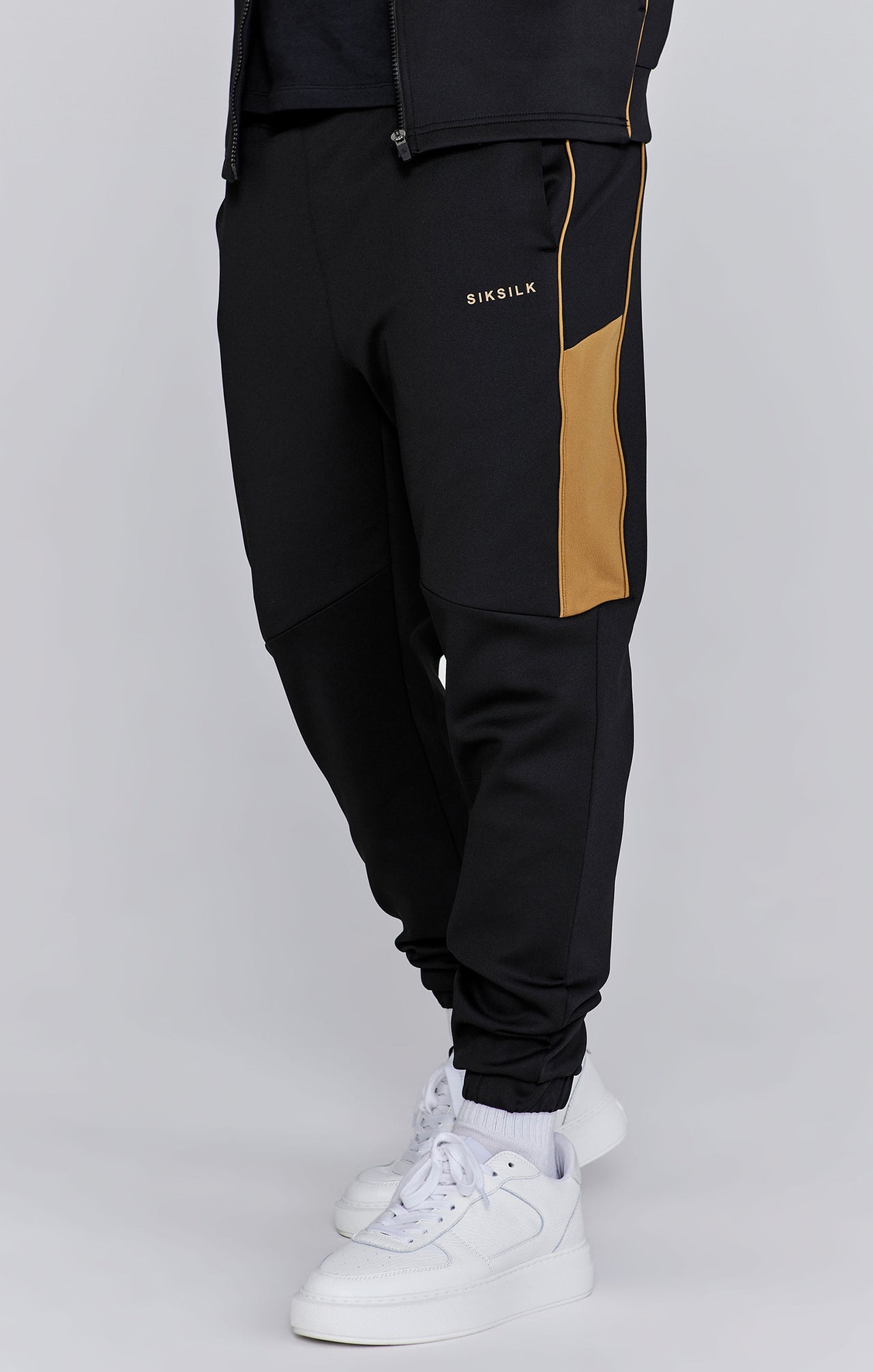 Black Muscle Fit Joggers