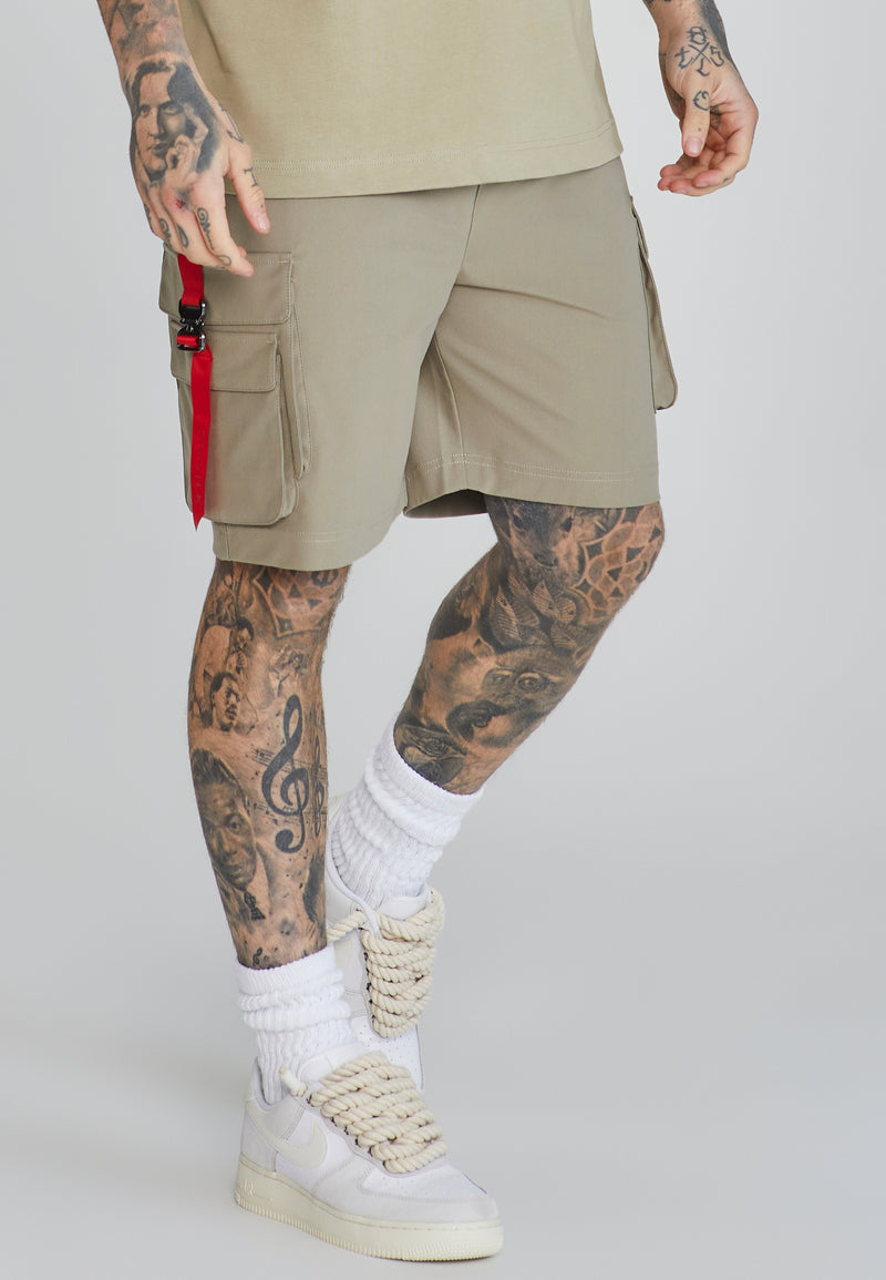 Khaki Cargo Shorts