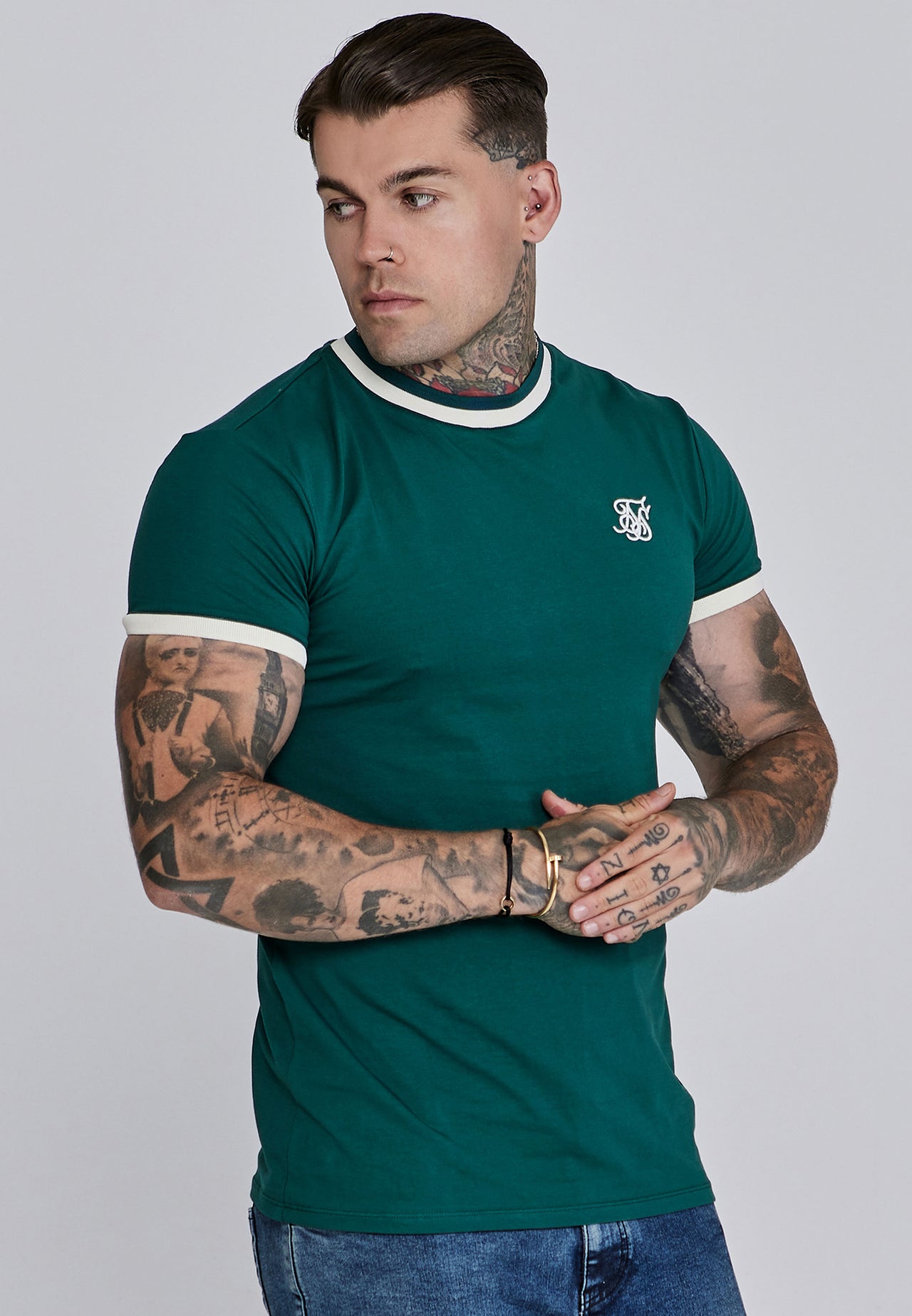 Green Ringer T-Shirt