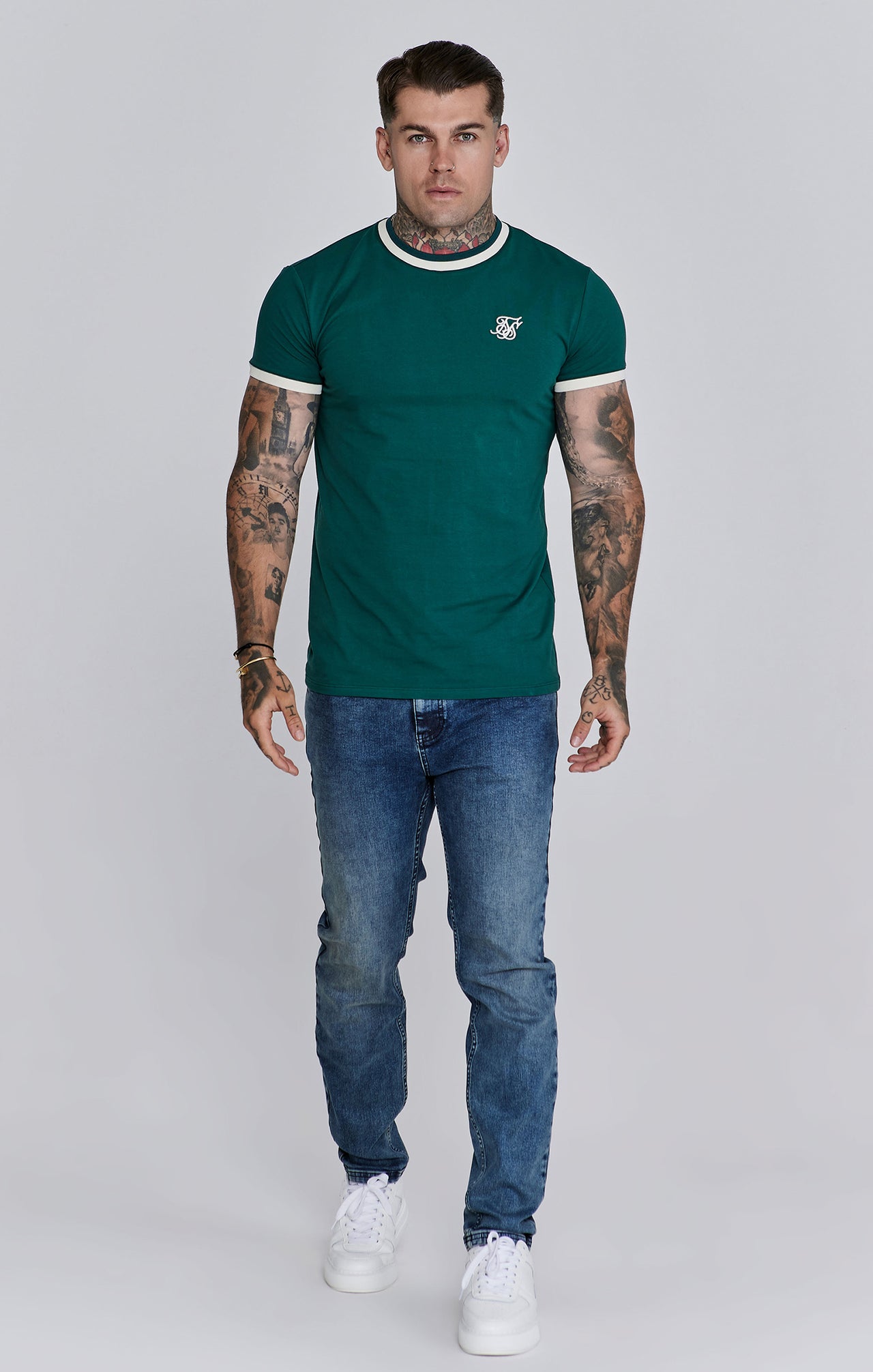 Green Ringer T-Shirt (1)