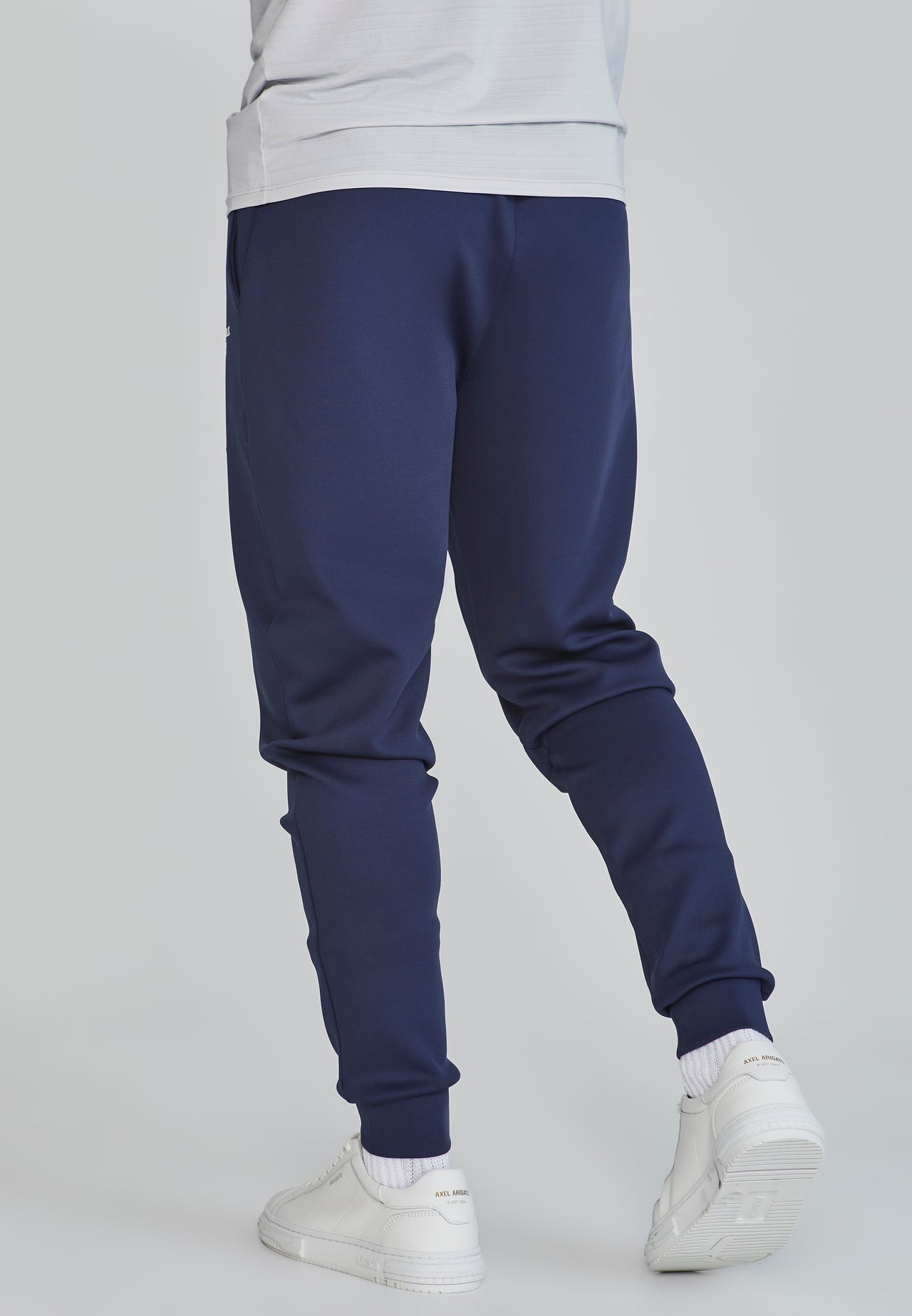 Navy Essentials Poly Track Pants (3)