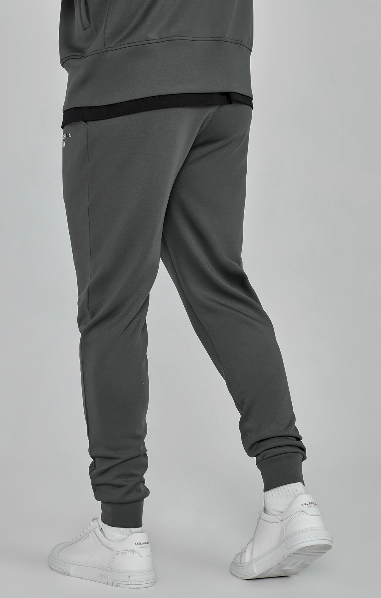 Grey Essentials Poly Track Pants (3)