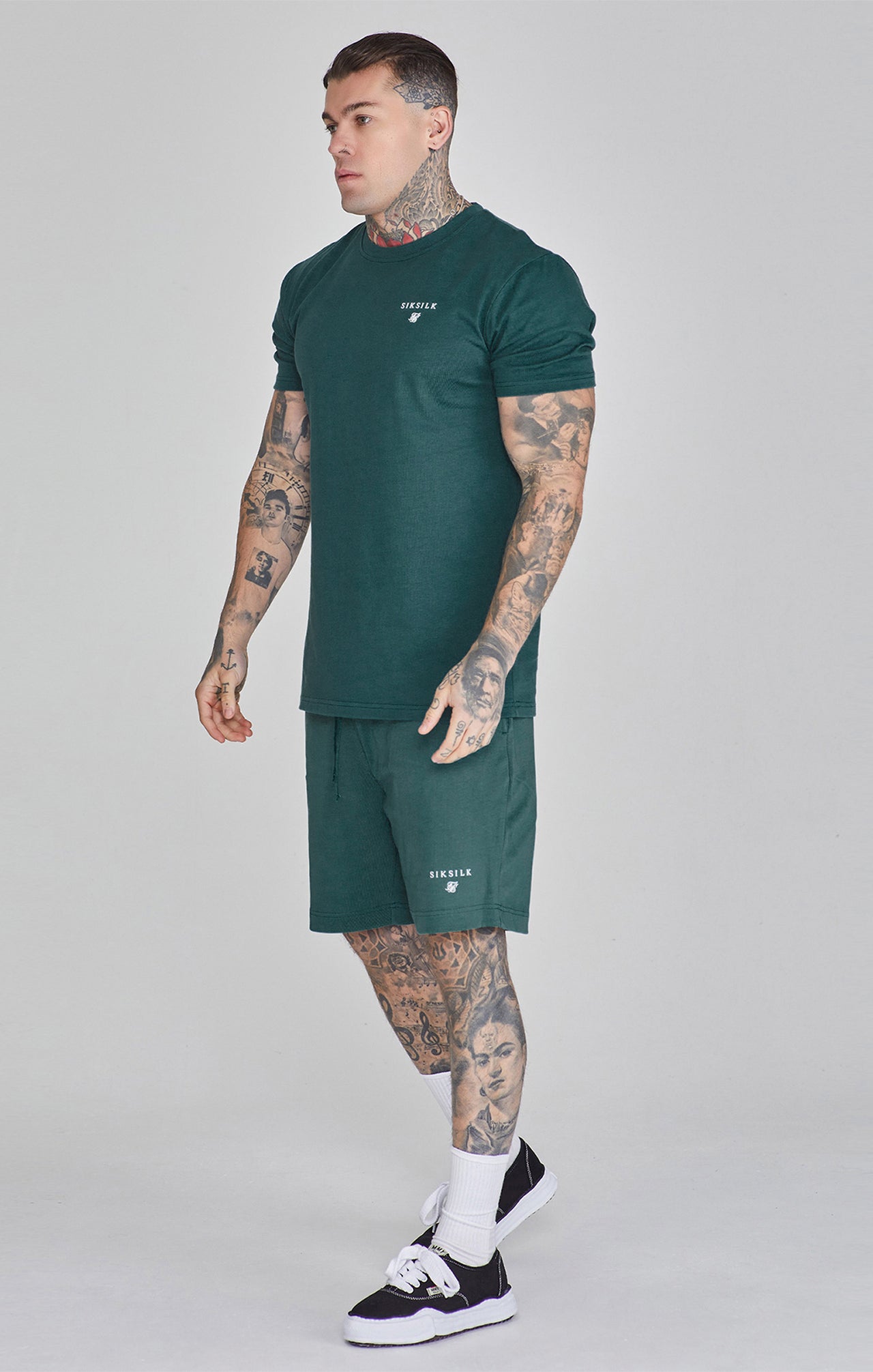 Green T-Shirt and Shorts Set