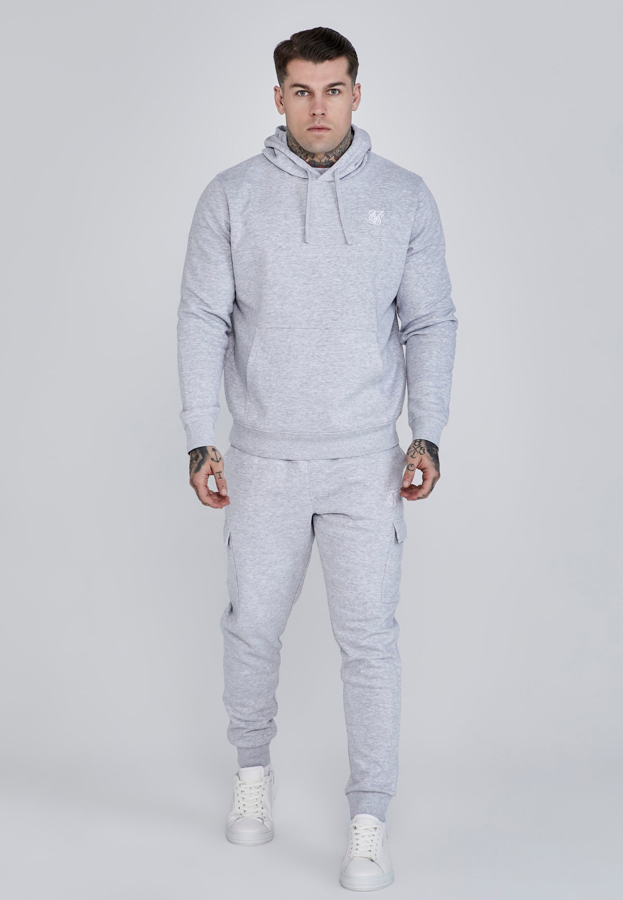 Grey Essentials Overhead Hoodie (1)