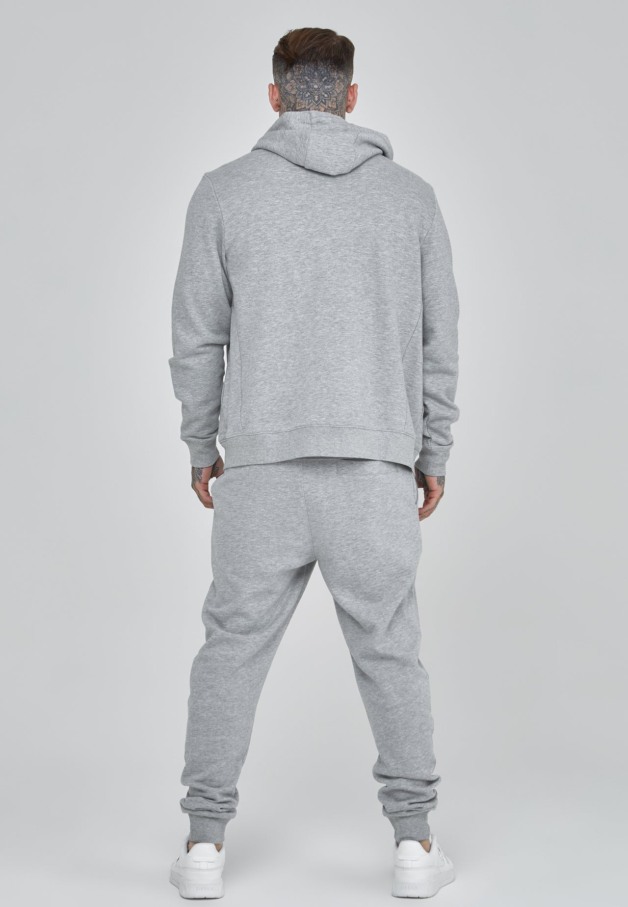 Grey Essentials Full Zip Hoodie (4)