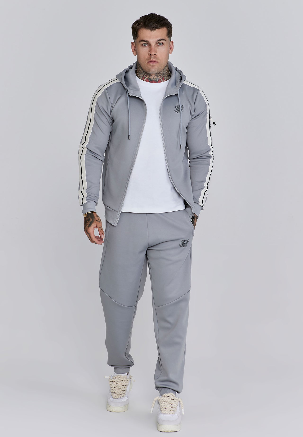 Grey Full Zip Hoodie (1)