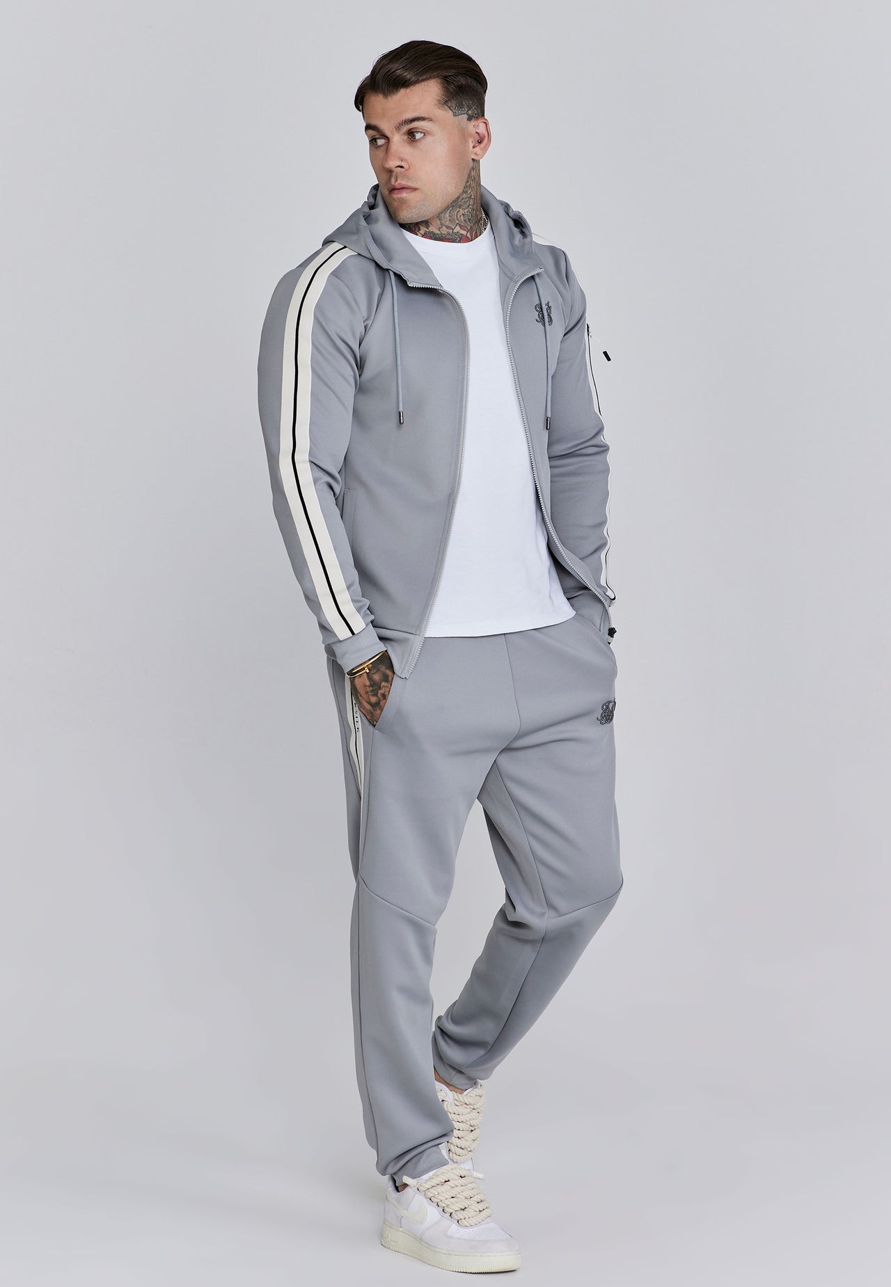 Grey Full Zip Hoodie (3)