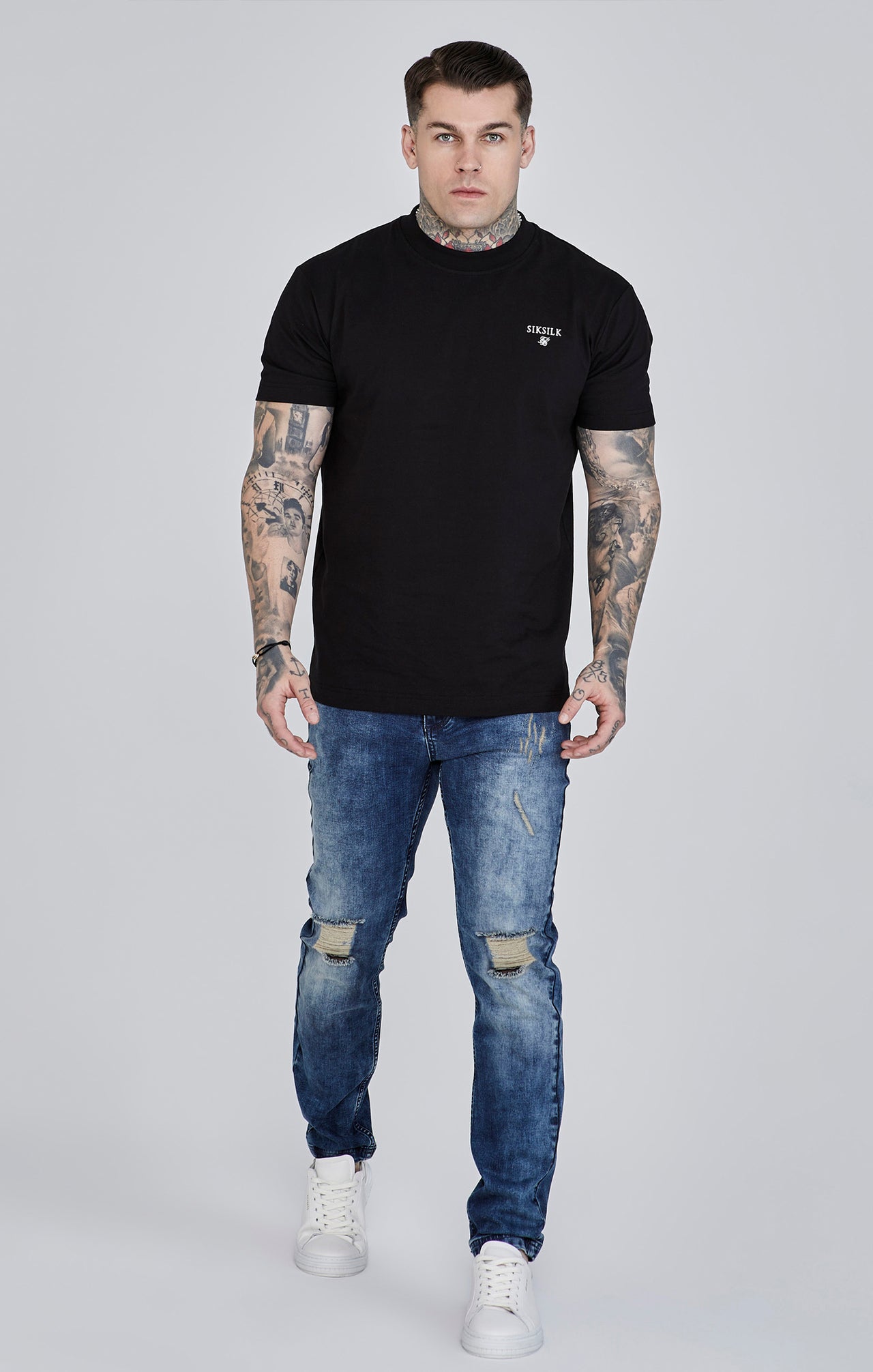 Blue Distressed Slim Fit (1)