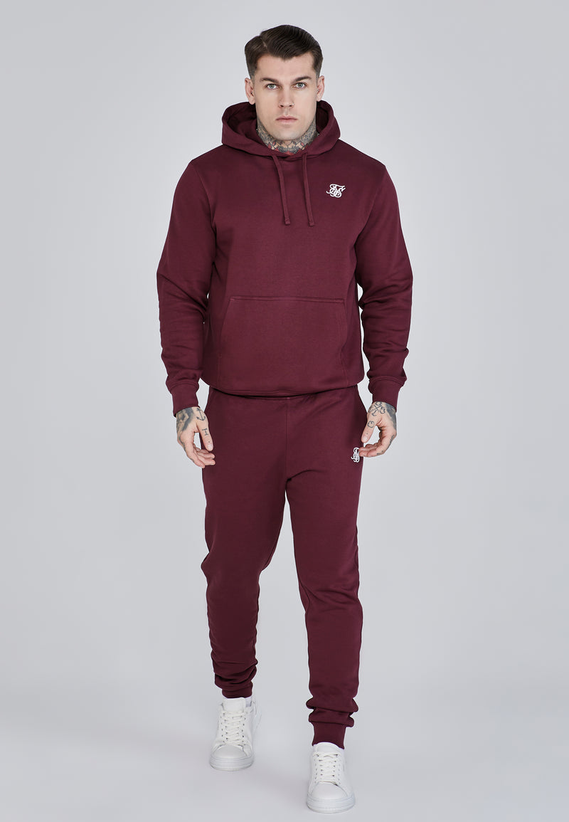 Burgundy Essentials Hoodie (1)