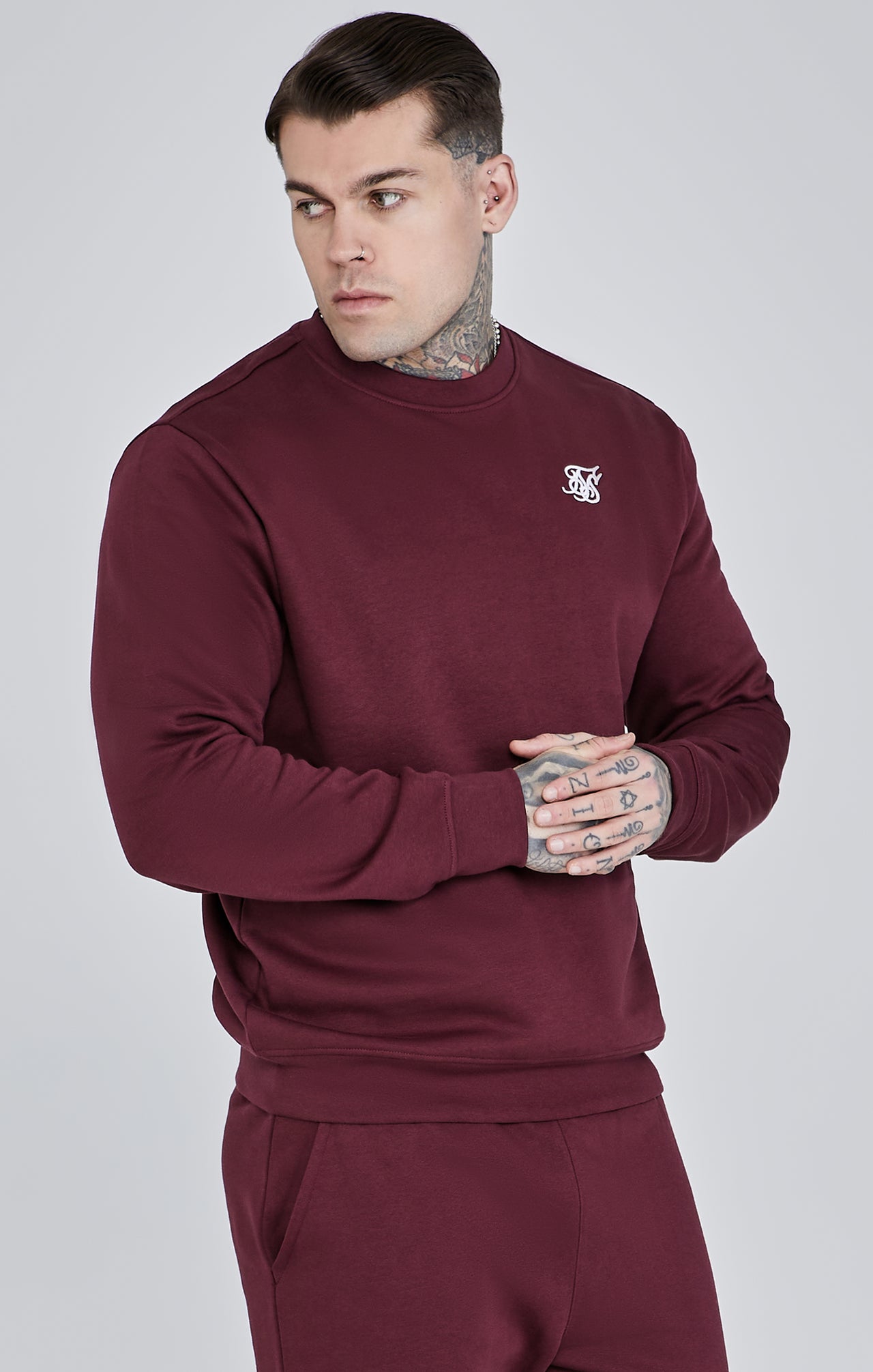 Burgundy Essentials Sweater