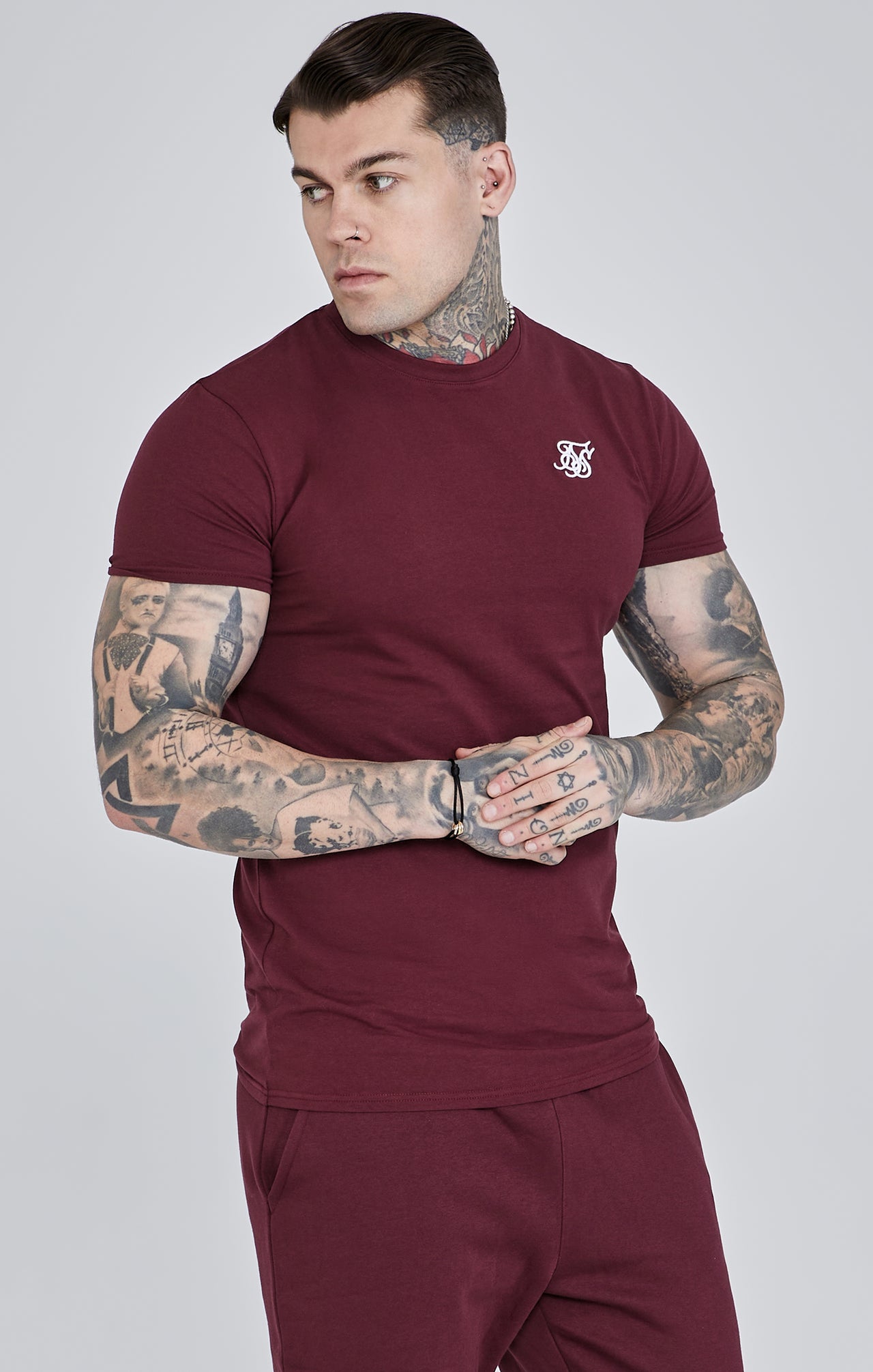 Burgundy Essentials T-Shirt