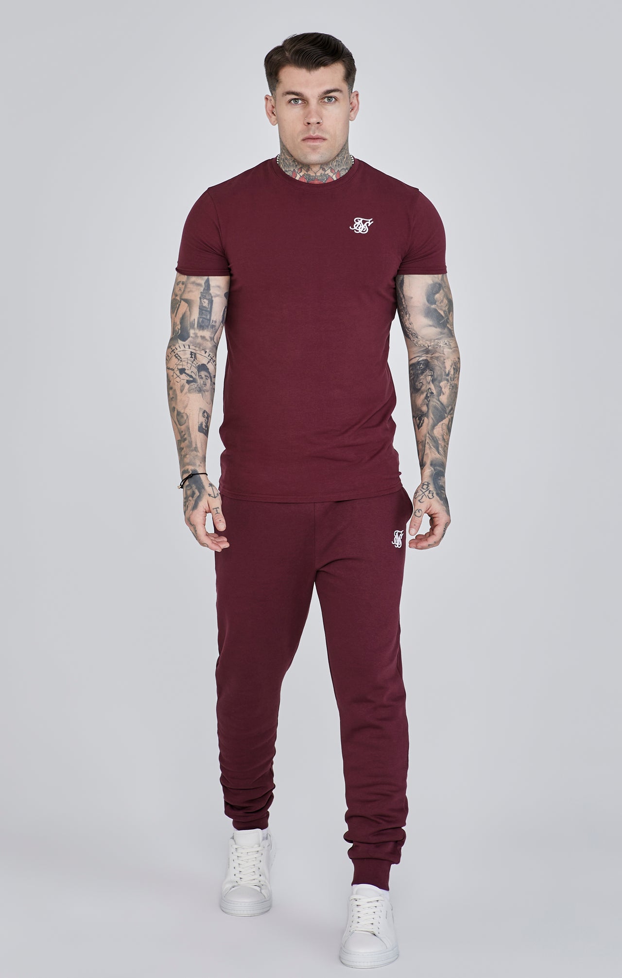 Burgundy Essentials T-Shirt (1)