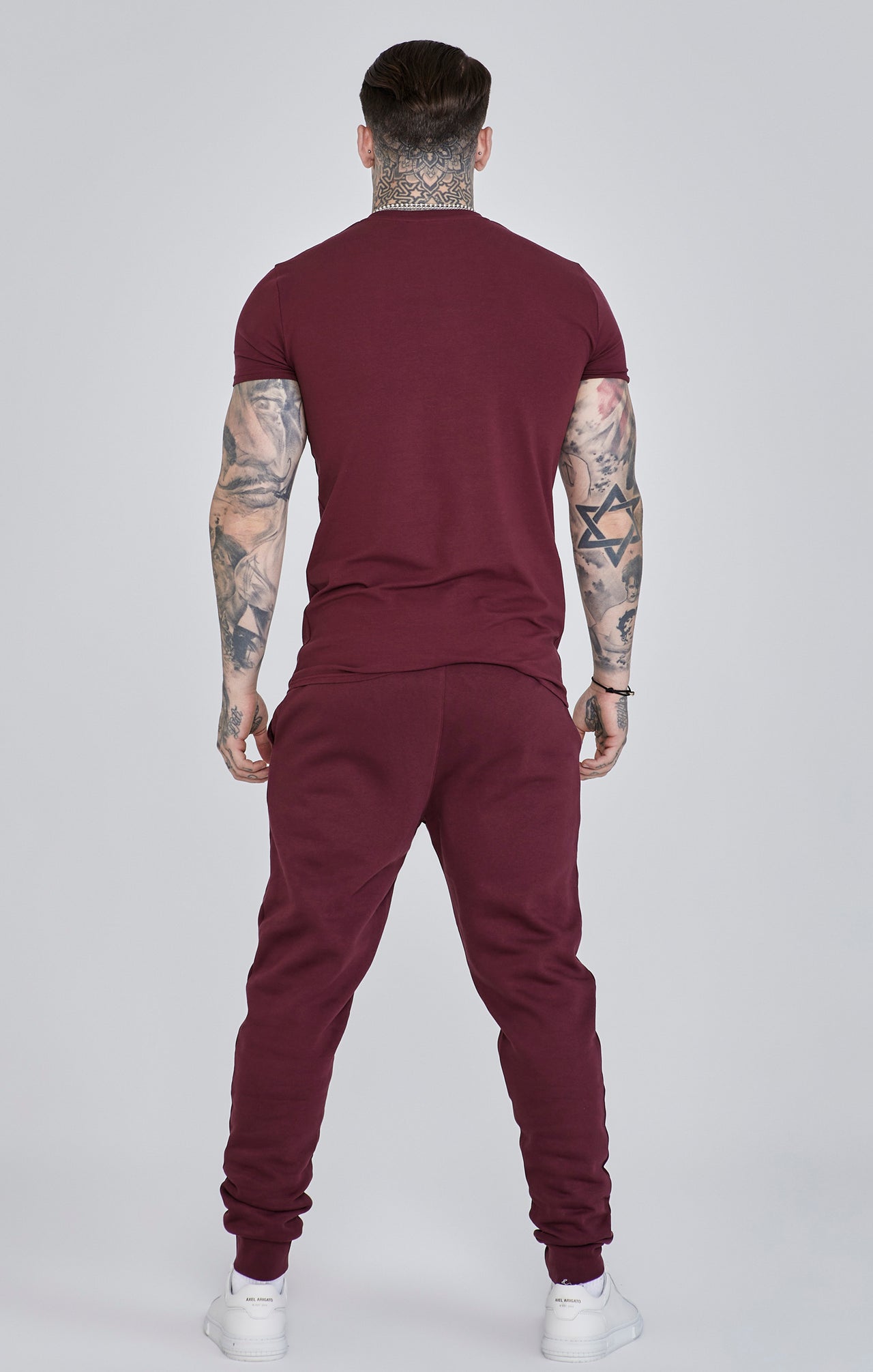 Burgundy Essentials T-Shirt (4)