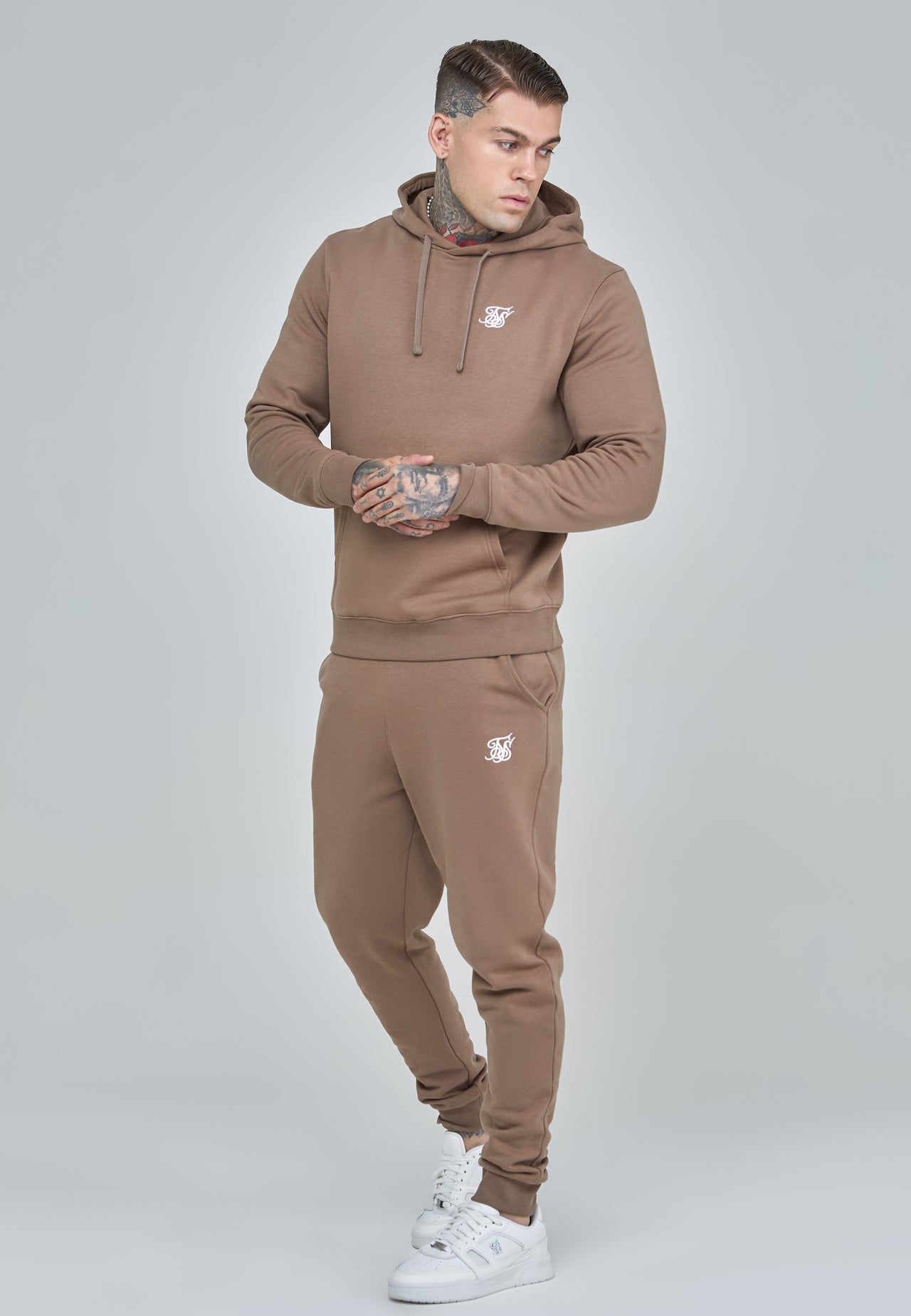 Brown Essentials Overhead Hoodie (1)