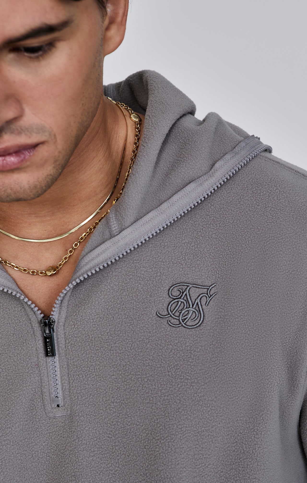 Grey Polar Fleece Hoodie (2)