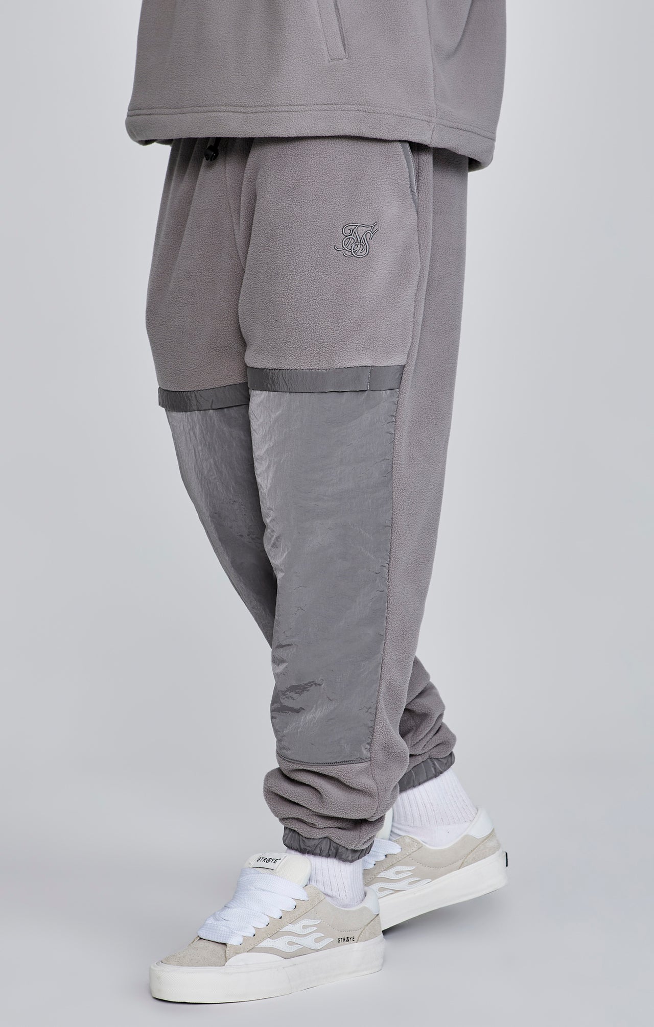 Grey Polar Fleece Joggers