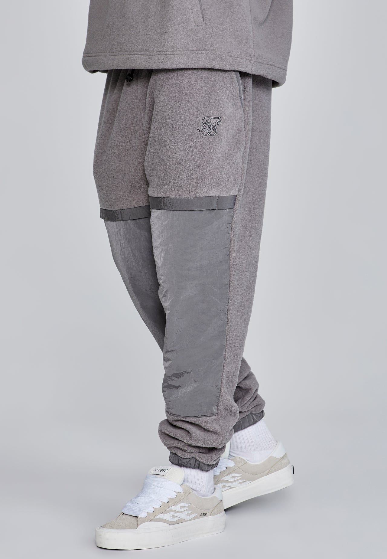 Grey Polar Fleece Joggers