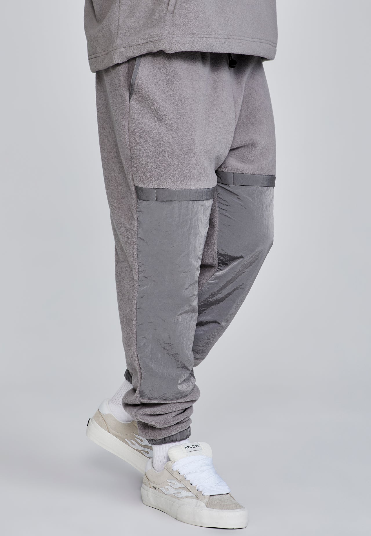 Grey Polar Fleece Joggers (2)