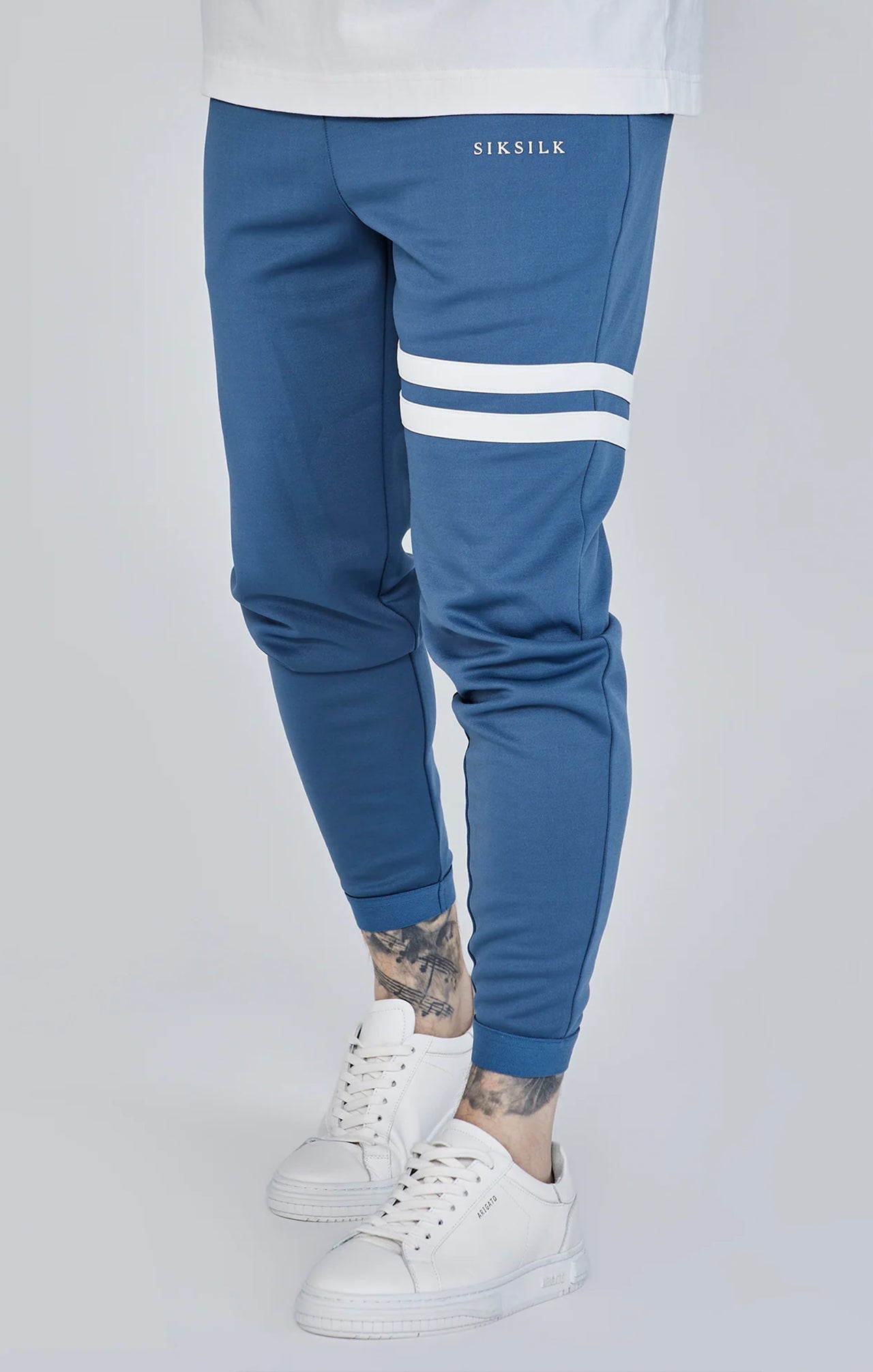 Blue Muscle Fit Joggers