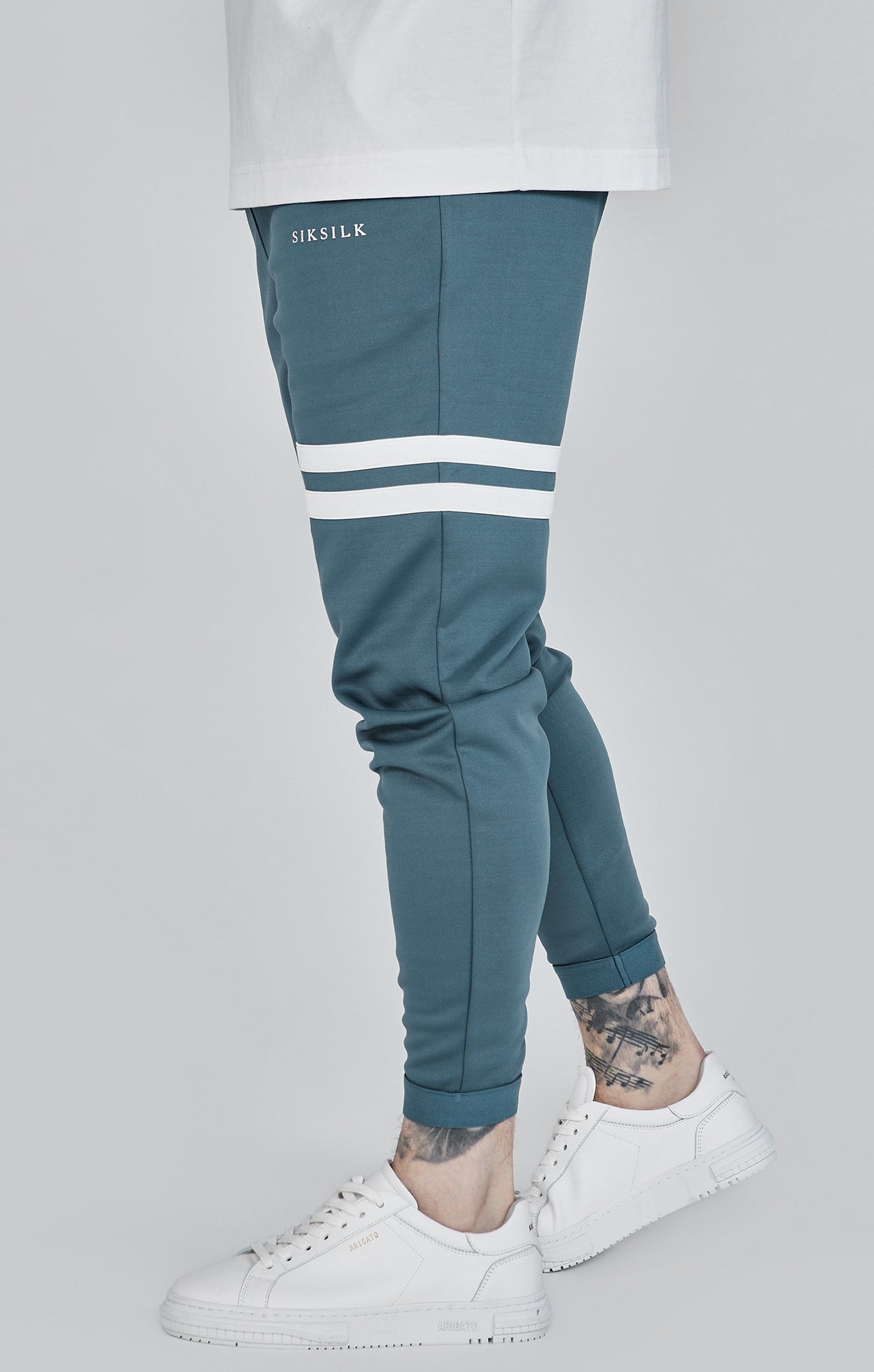 Blue Muscle Fit Joggers (2)