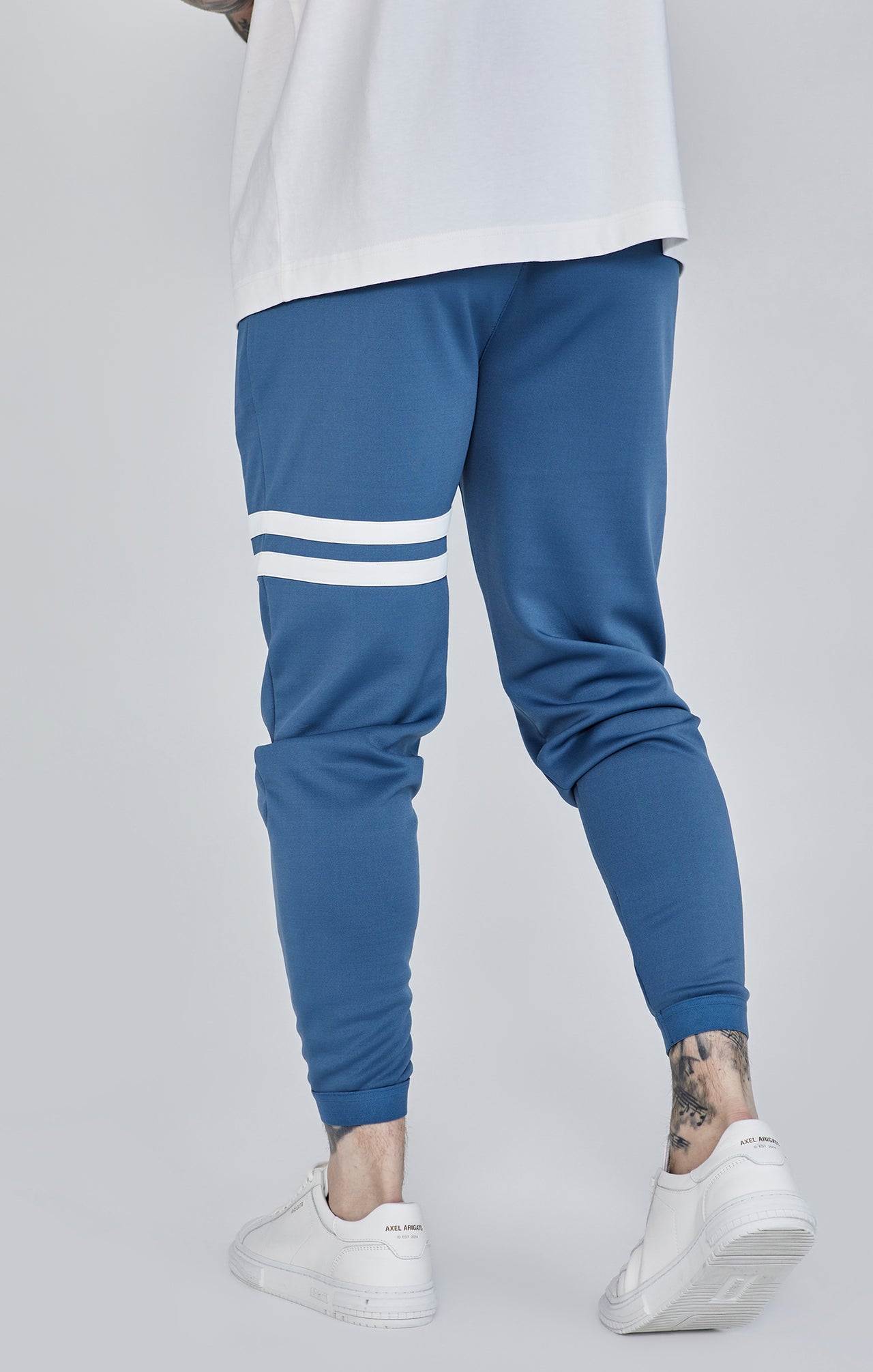 Blue Muscle Fit Joggers (3)