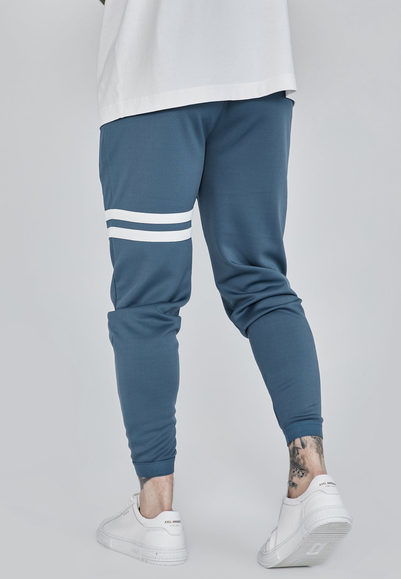 Blue Muscle Fit Joggers (3)