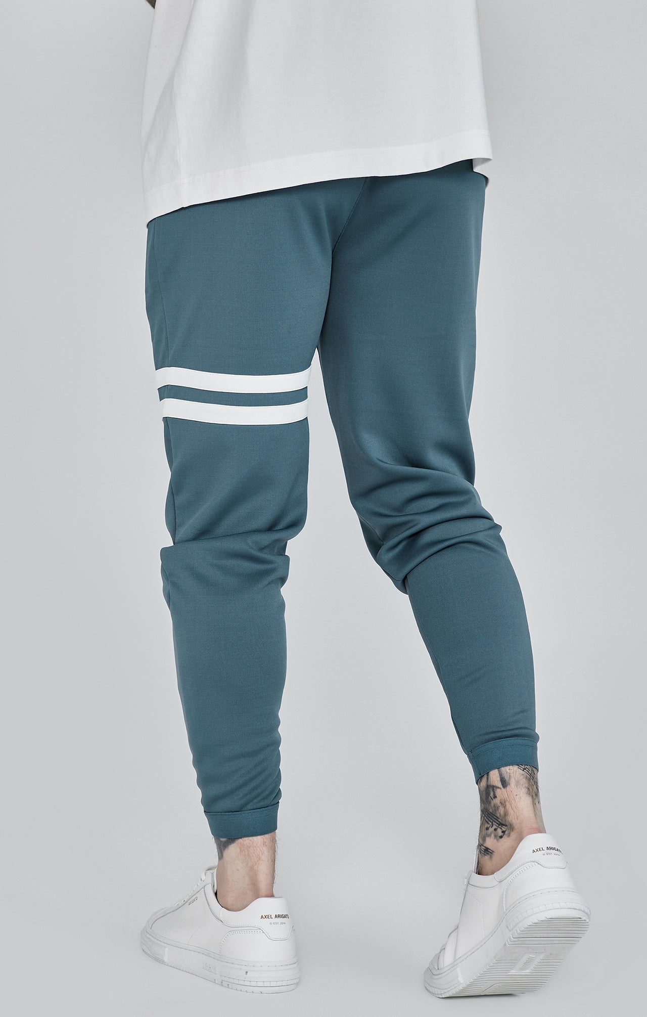 Blue Muscle Fit Joggers (3)