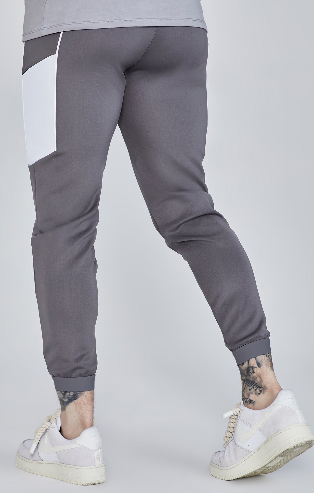 Grey Muscle Fit Joggers (3)