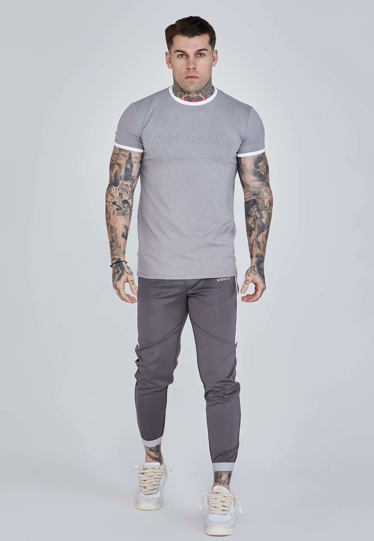 Grey Ringer T-Shirt (2)