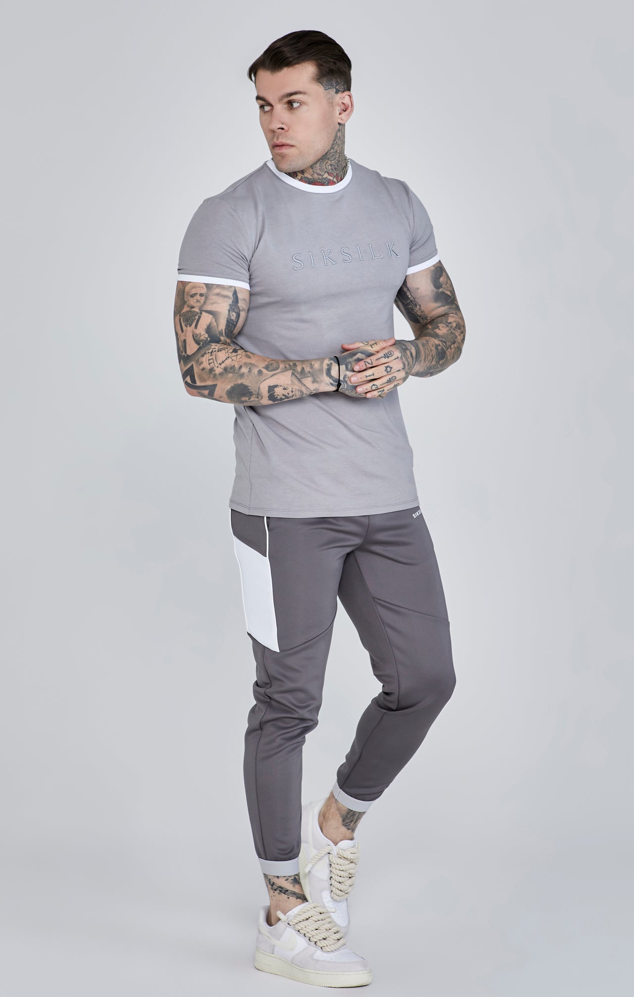 Grey Ringer T-Shirt (3)