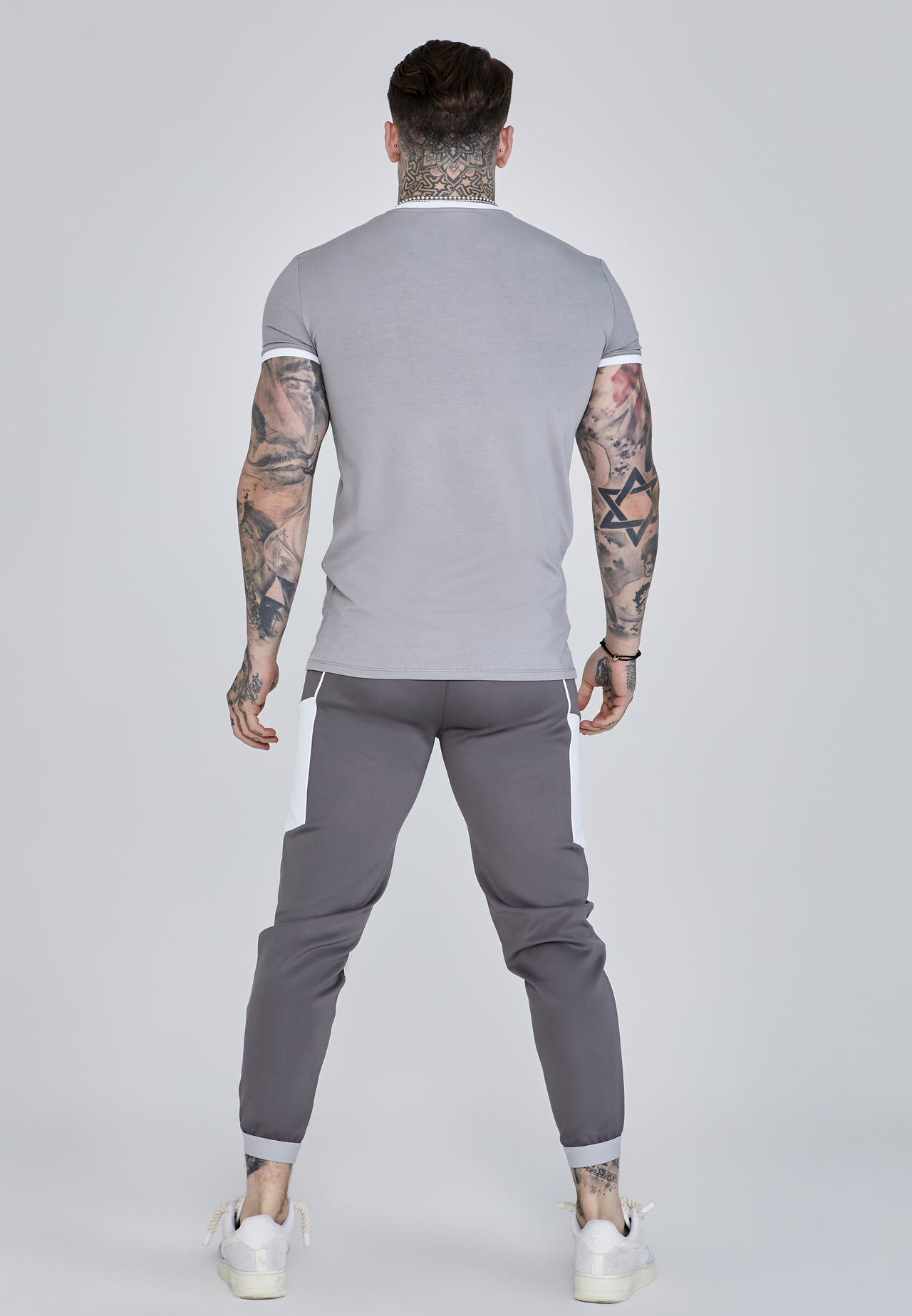 Grey Ringer T-Shirt (4)