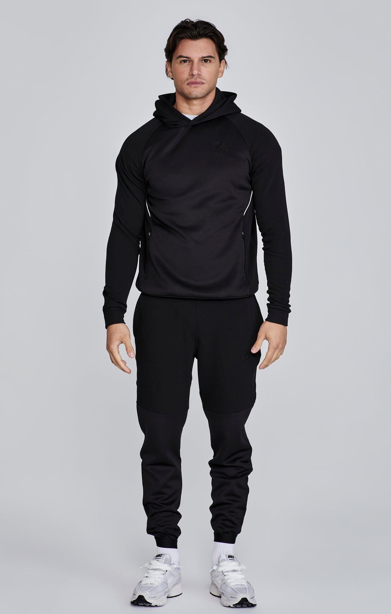 Black Muscle Fit Joggers (1)