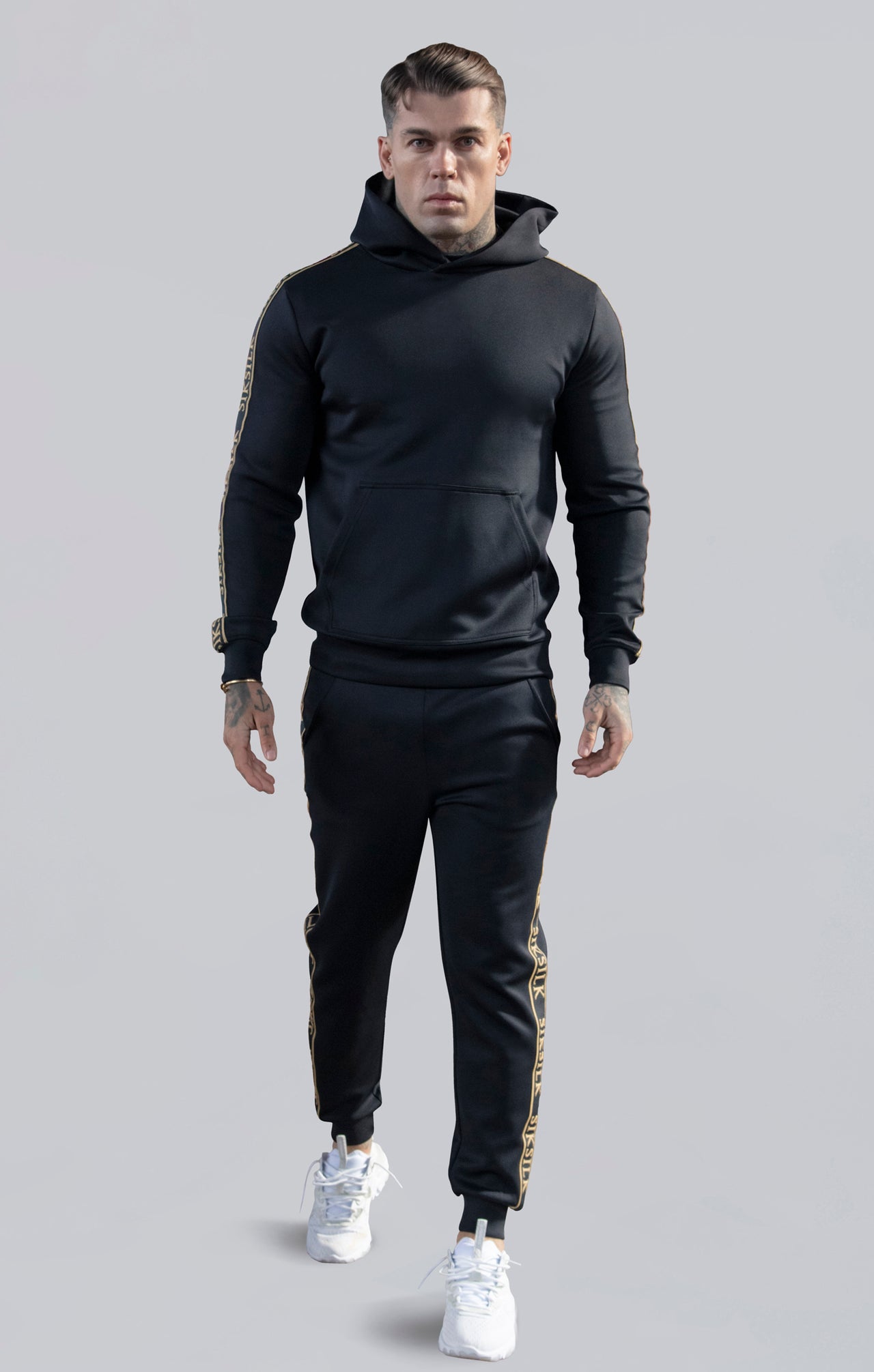 Black Muscle Fit Joggers (3)