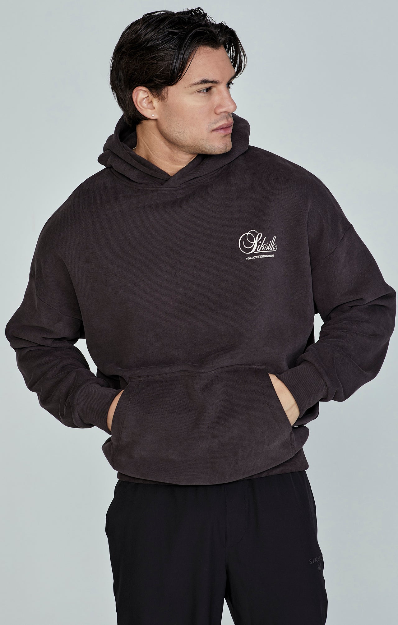 Brown Graphic Hoodie