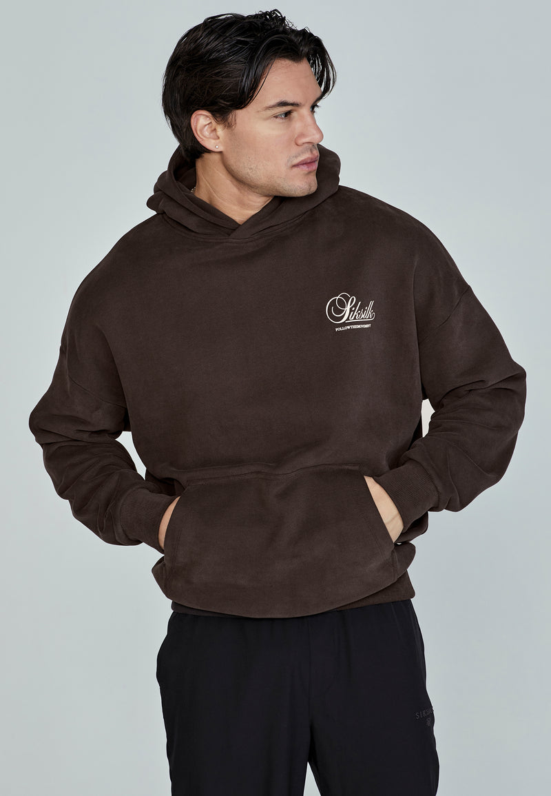 Brown Graphic Hoodie (1)