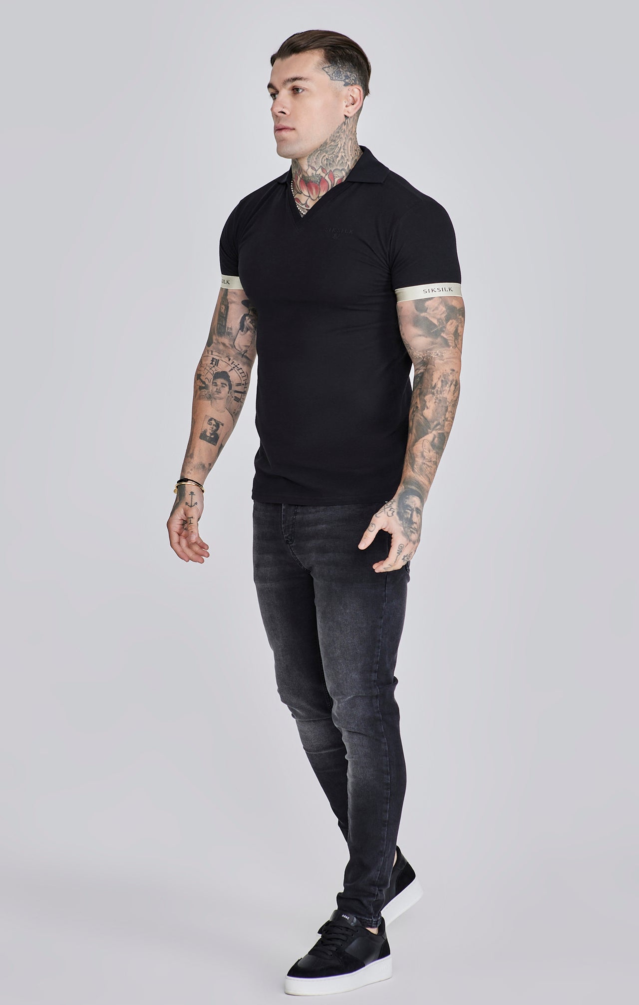 Black Polo T-Shirt (3)