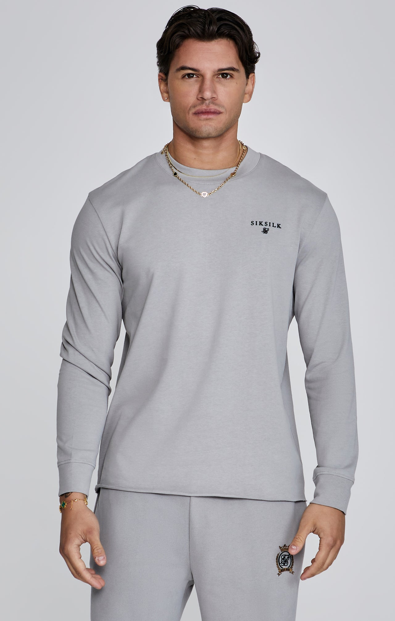 Grey Long Sleeve T-Shirt