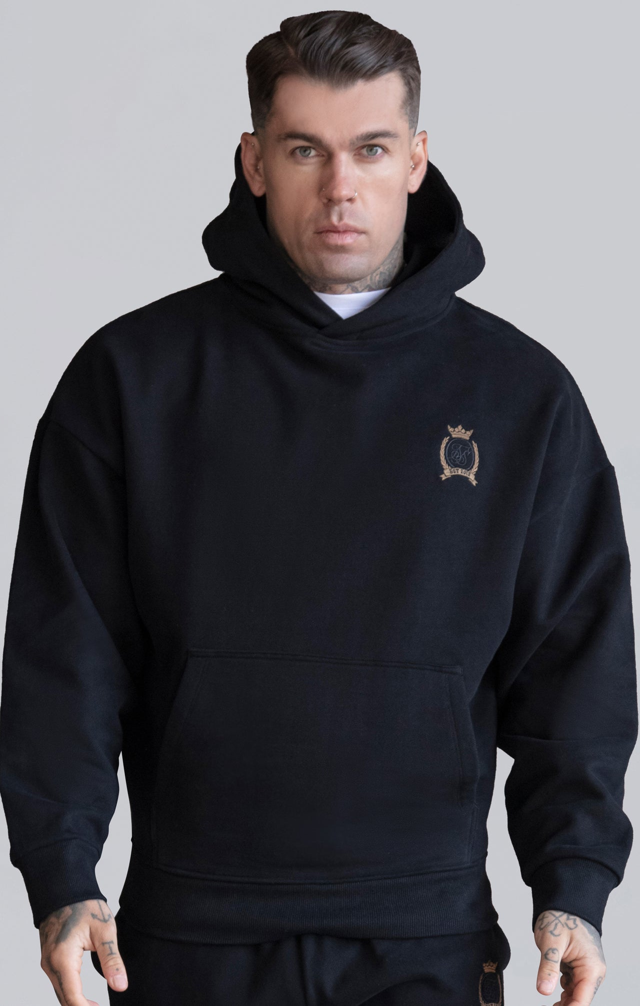 Black Pullover Hoodie