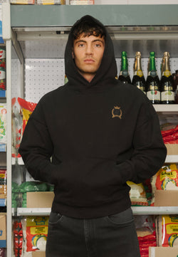 Black Pullover Hoodie