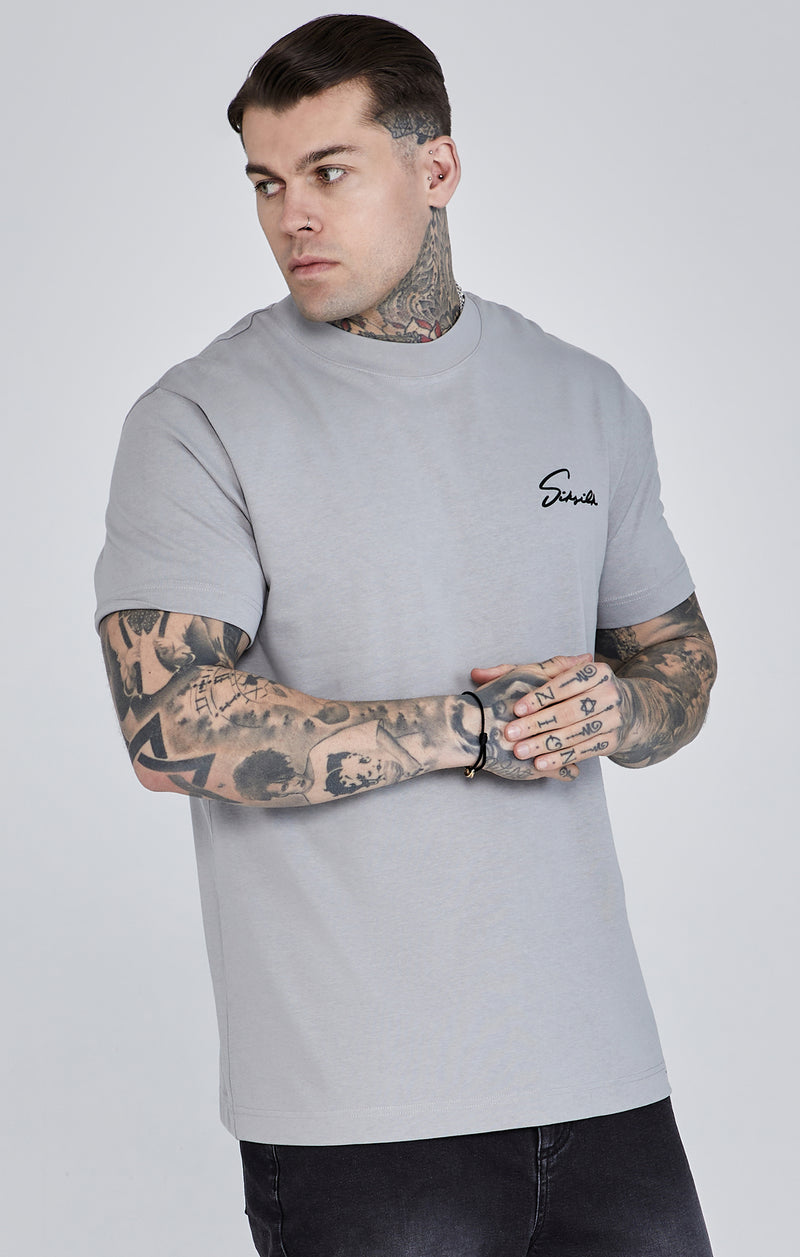 Grey Script T-Shirt