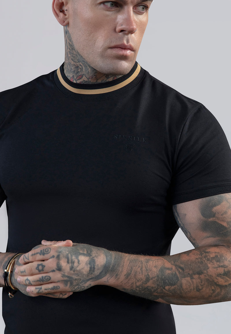 Black Muscle Fit T-Shirt (1)