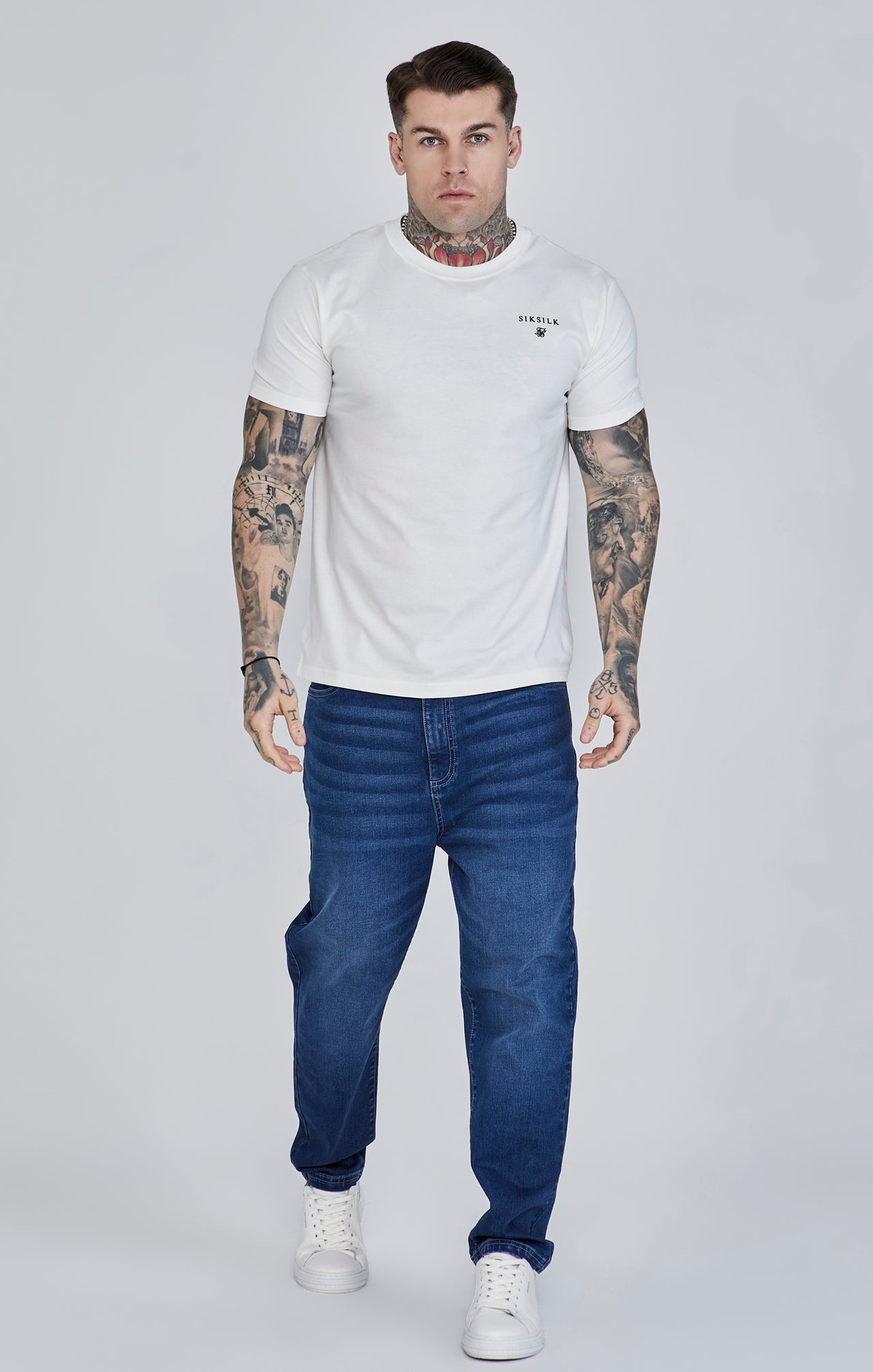 White Relaxed Fit T-Shirt (1)