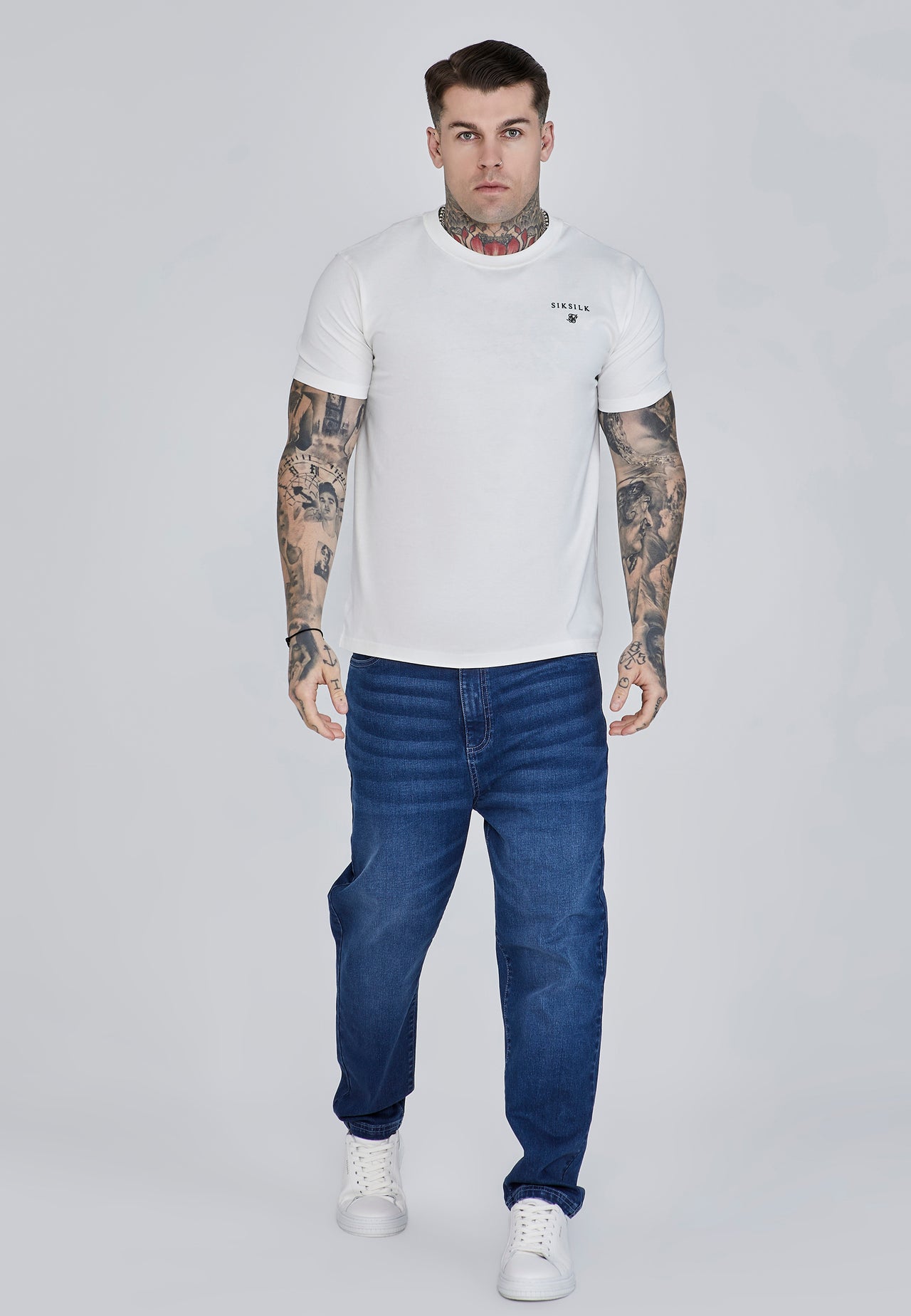 White Relaxed Fit T-Shirt (1)