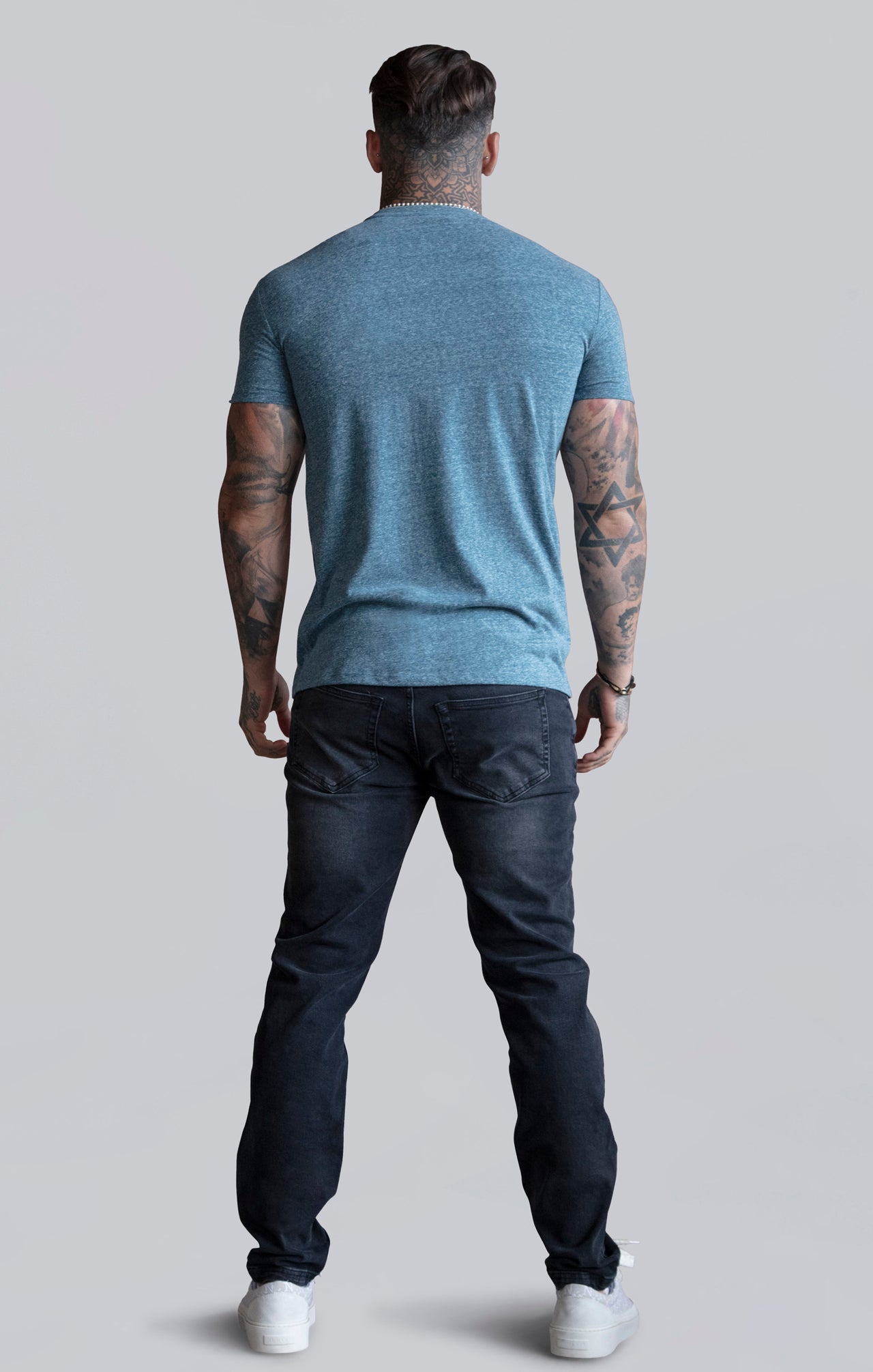 Blue Marl T-Shirt (4)