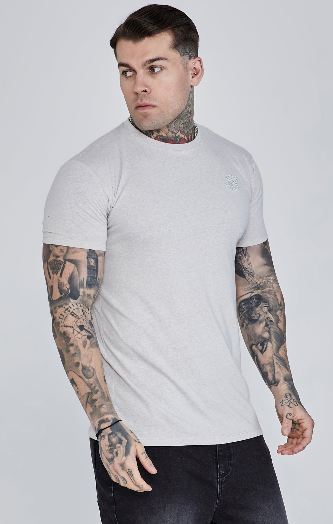 Grey Marl Marl T-Shirt