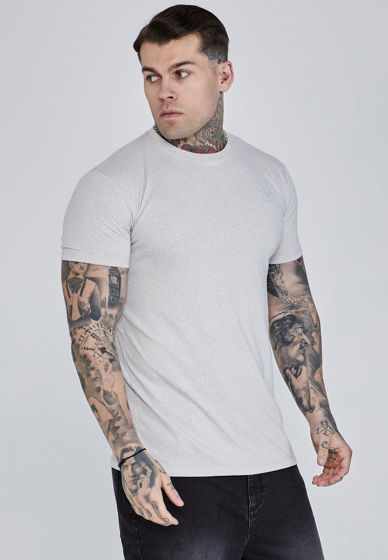 Grey Marl Marl T-Shirt